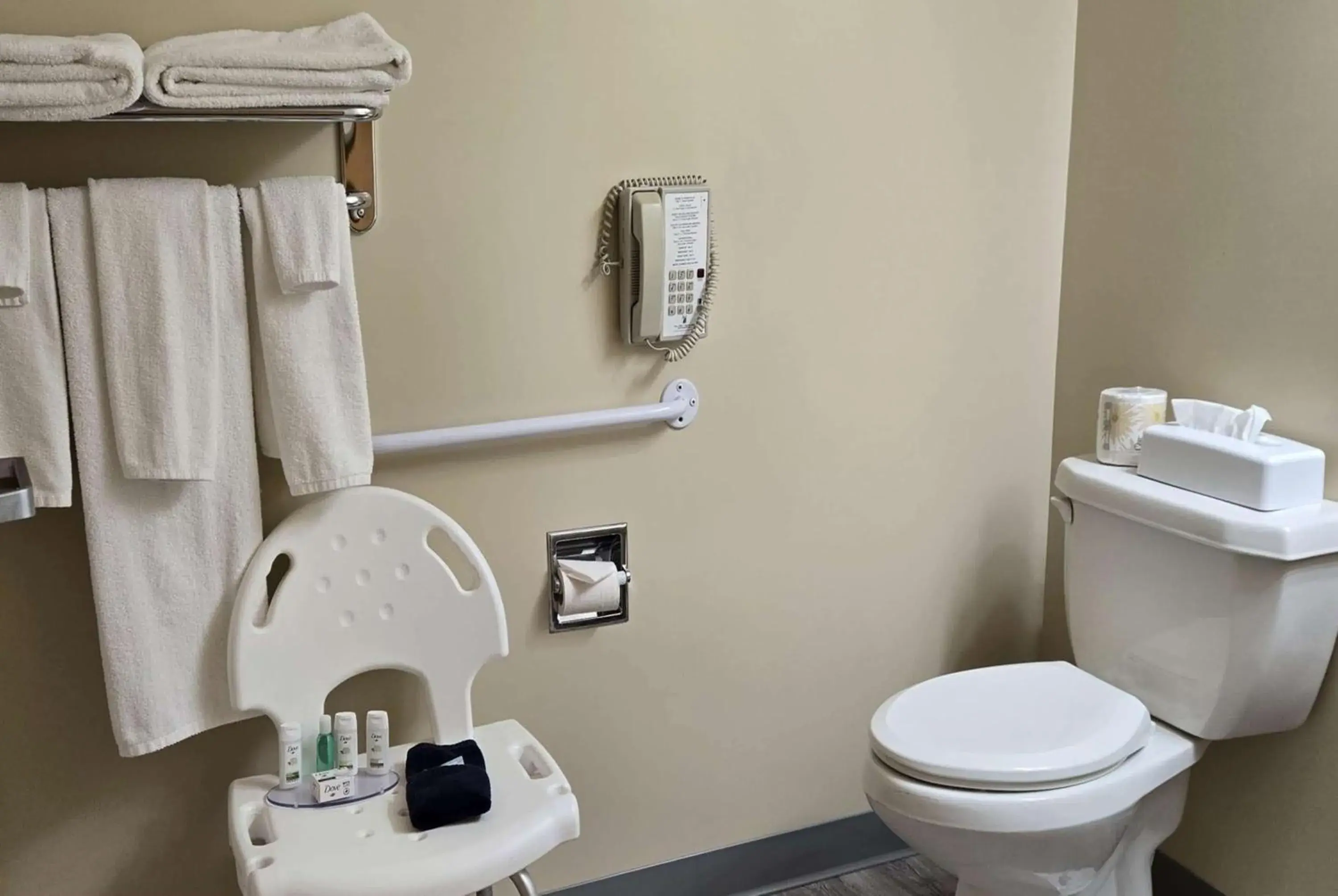 Bathroom in Super 8 by Wyndham Swan River MB Bathroom in Super 8 by Wyndham Swan River MB