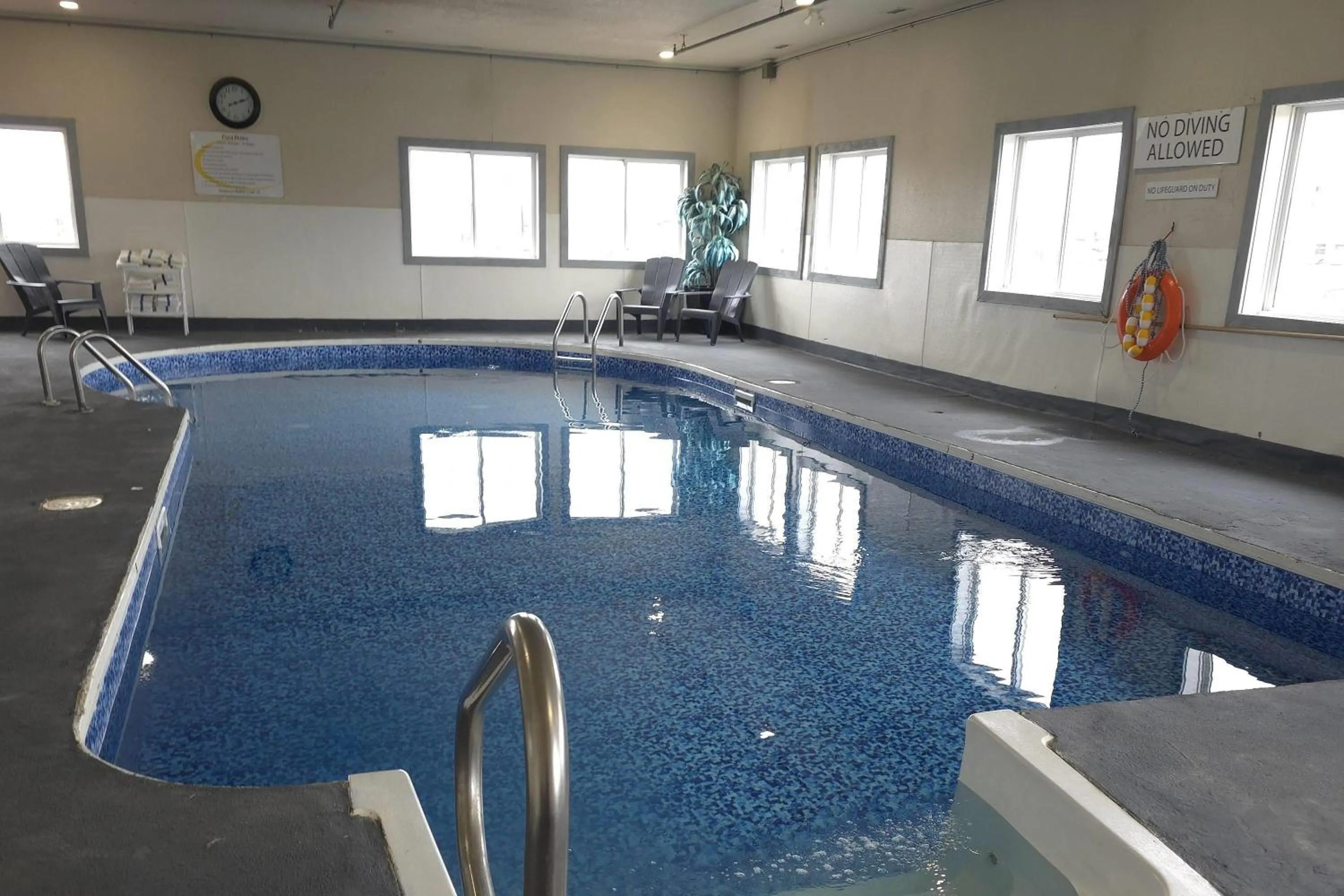 Pool view in Super 8 by Wyndham Swift Current