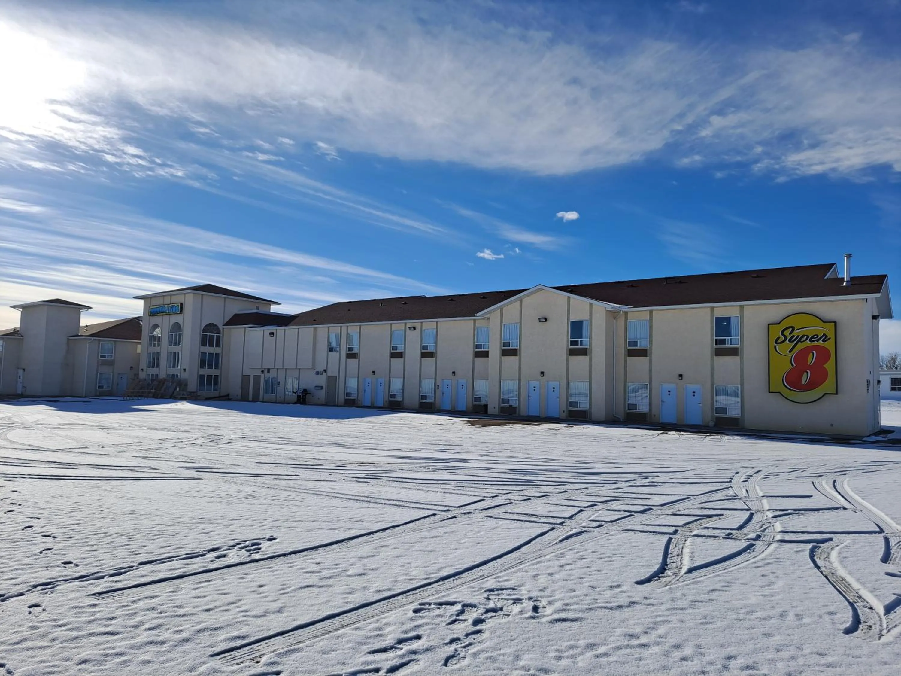 Property building in Super 8 by Wyndham Three Hills AB