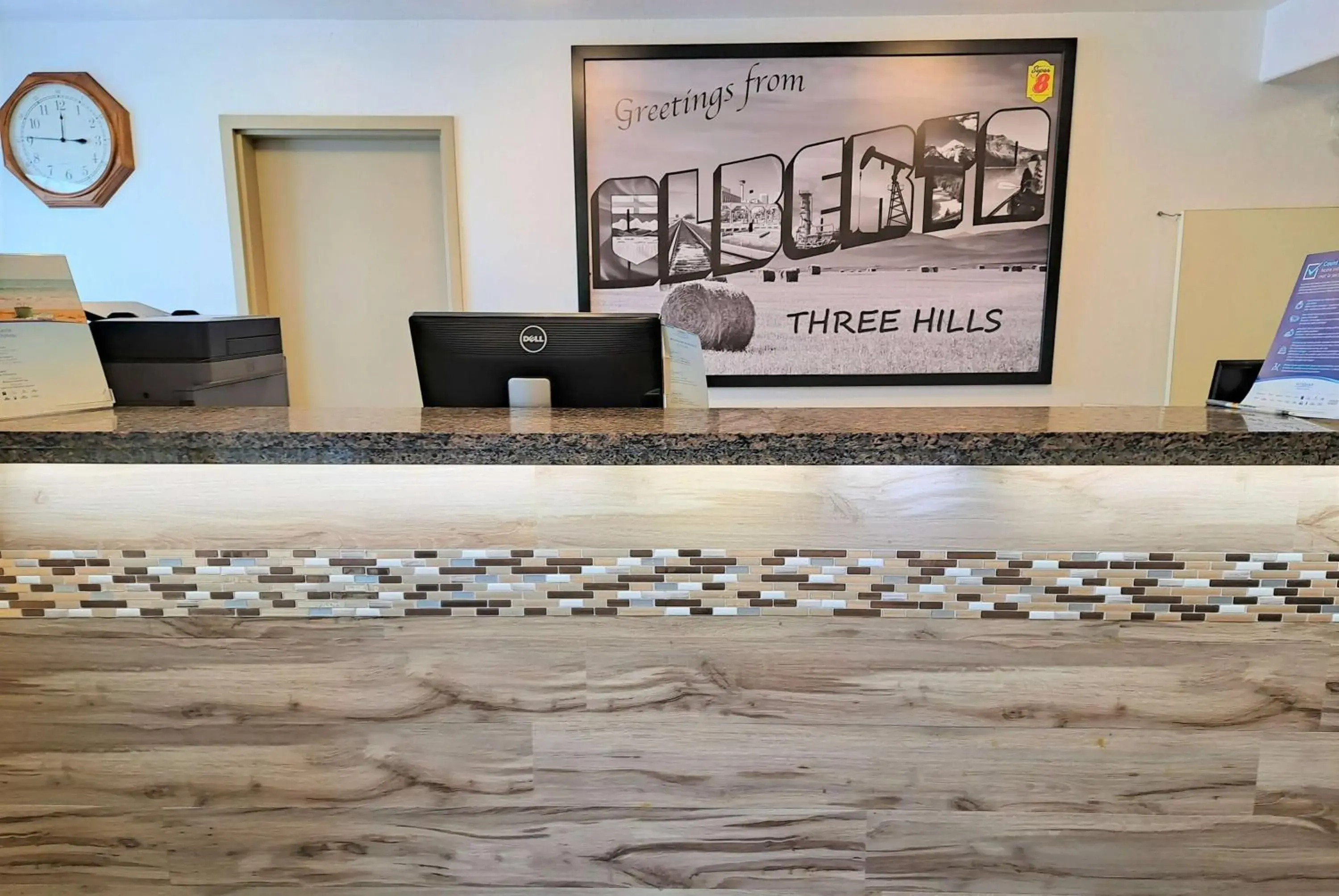 Lobby or reception in Super 8 by Wyndham Three Hills AB Lobby or reception in Super 8 by Wyndham Three Hills AB