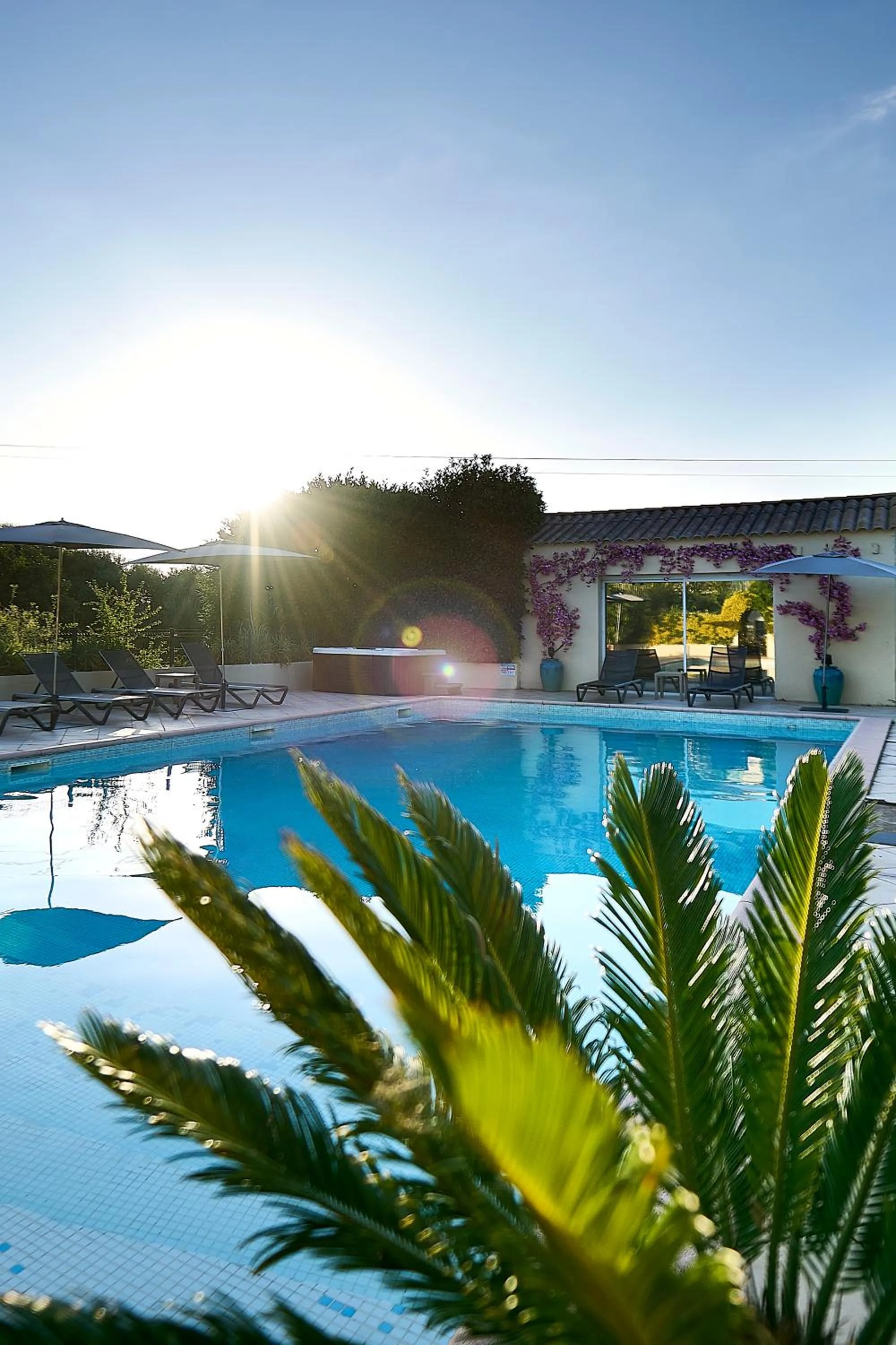 Swimming pool in Hôtel Les Jardins