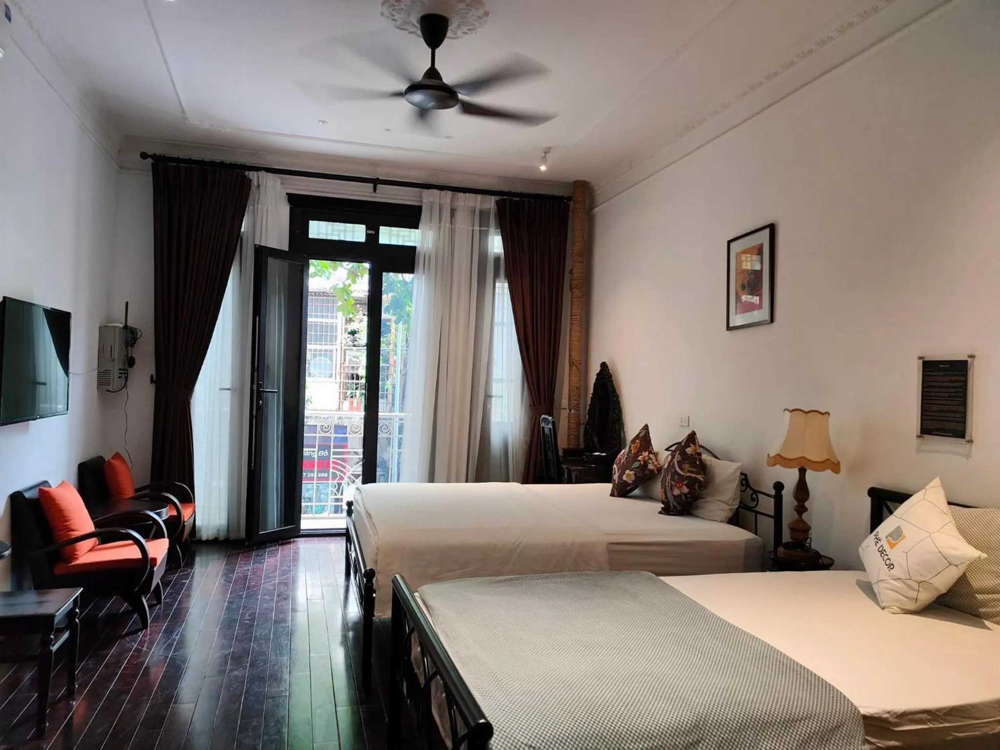 Bed in Centraltique Downtown - Bespoke Colonial House Near Hoan Kiem Lake