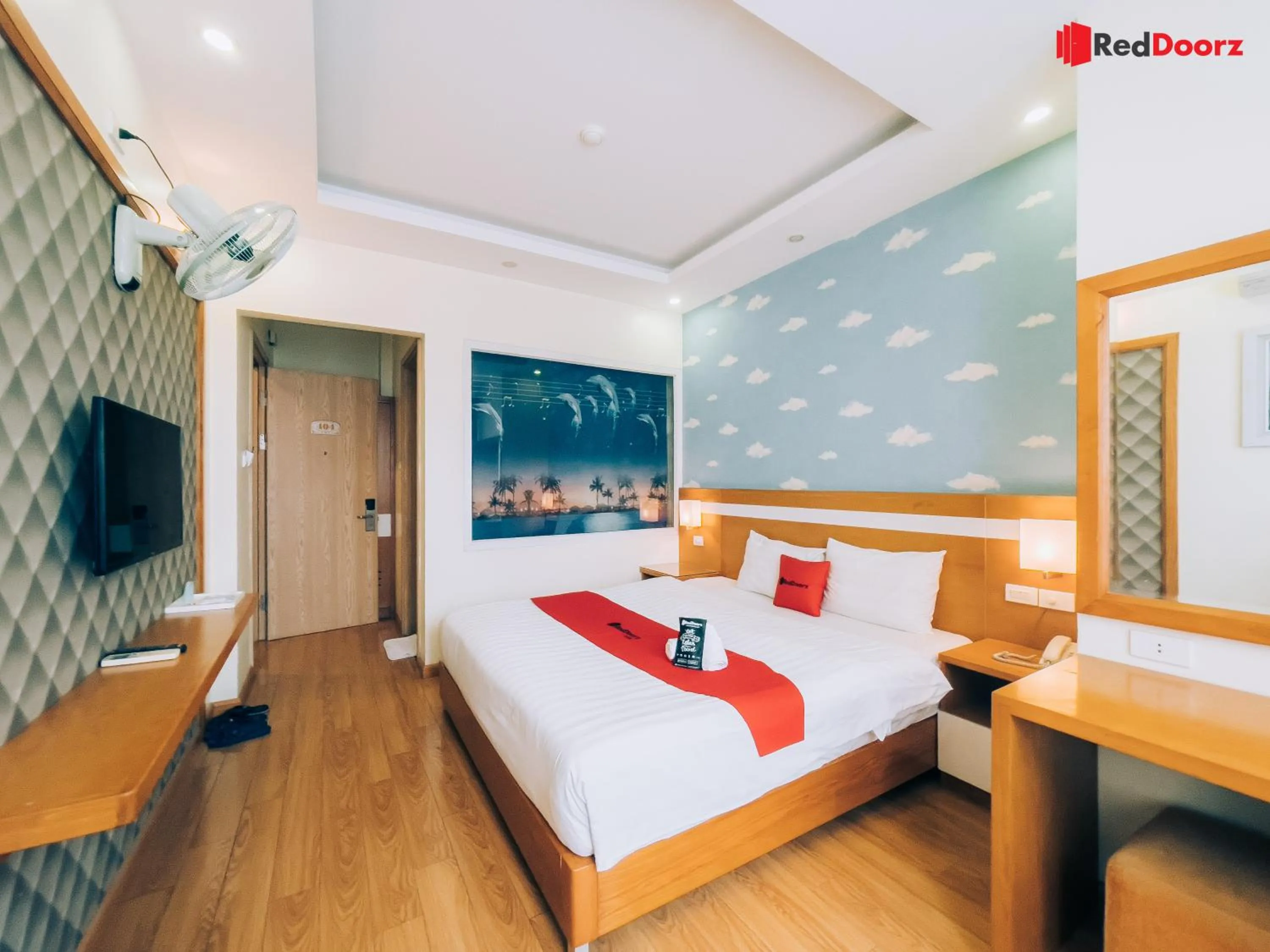 Bed in Home Hotel Truong Cong Giai