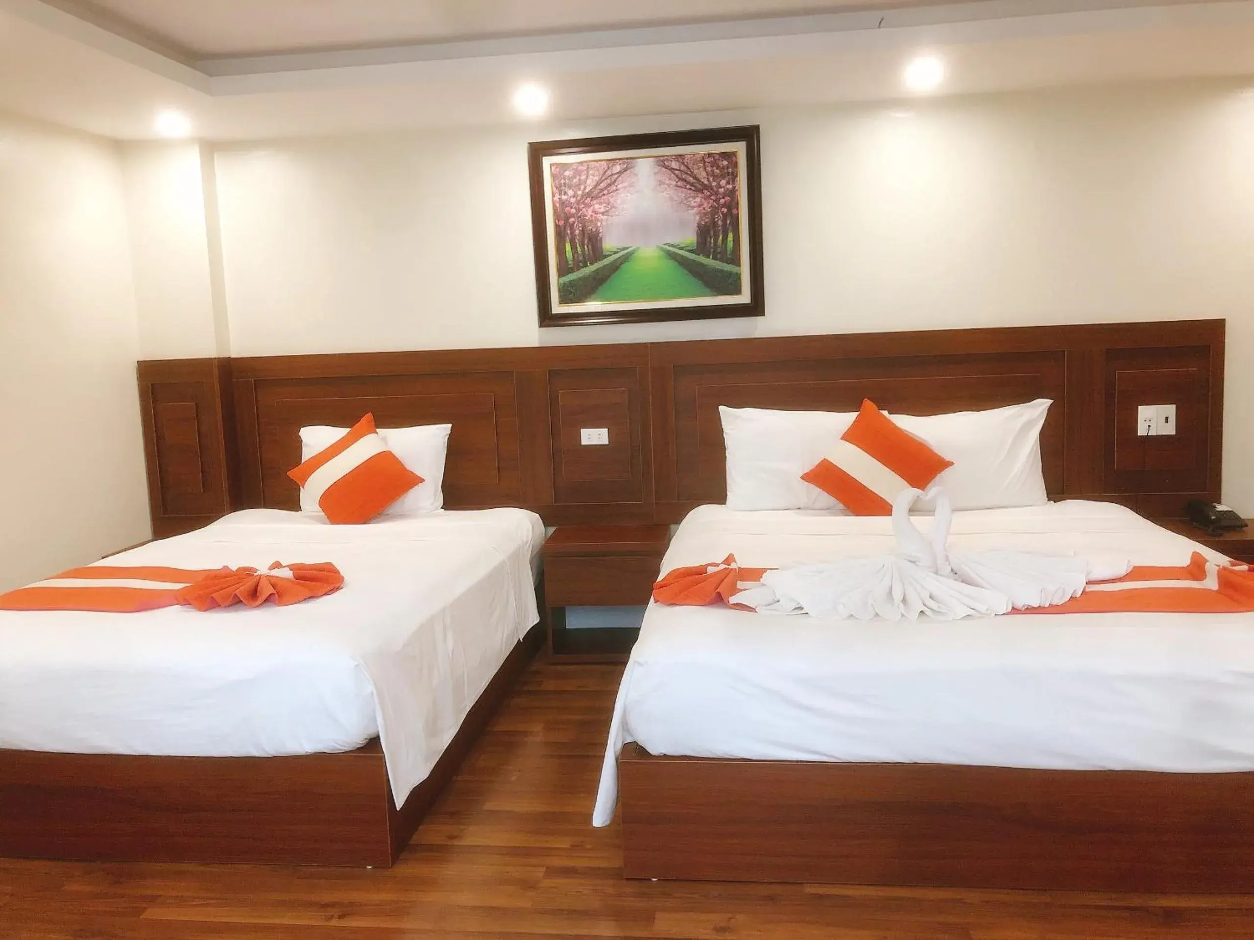 Bed in Gia Quý Hotel Bed in Gia Quý Hotel