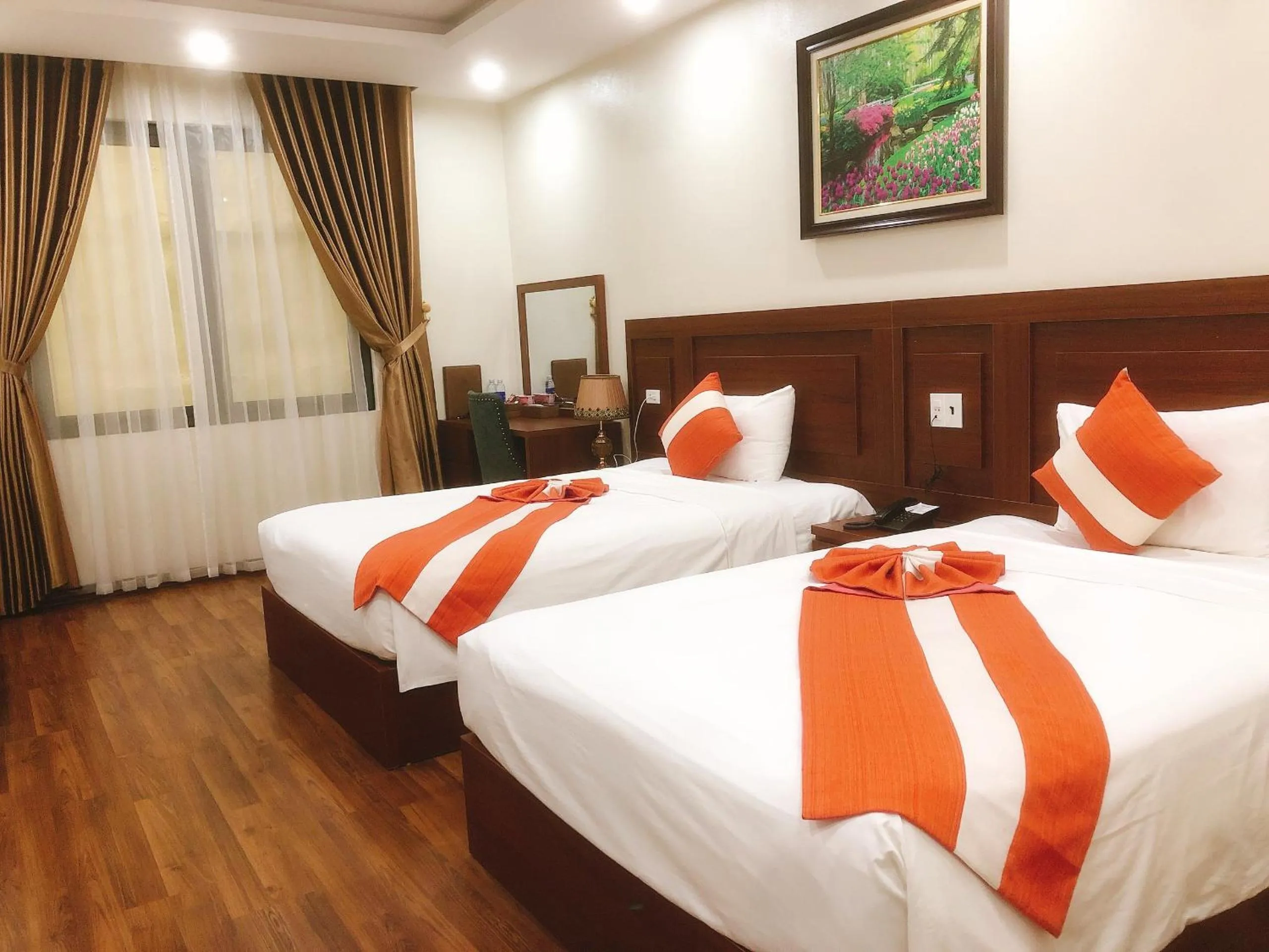 Bed in Gia Quý Hotel