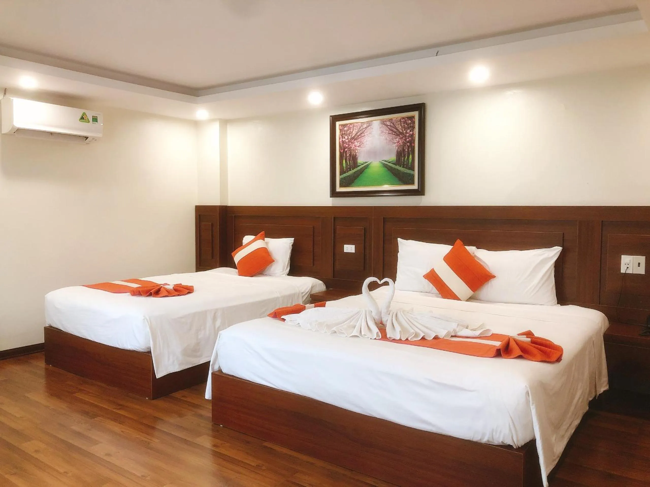 Bed in Gia Quý Hotel