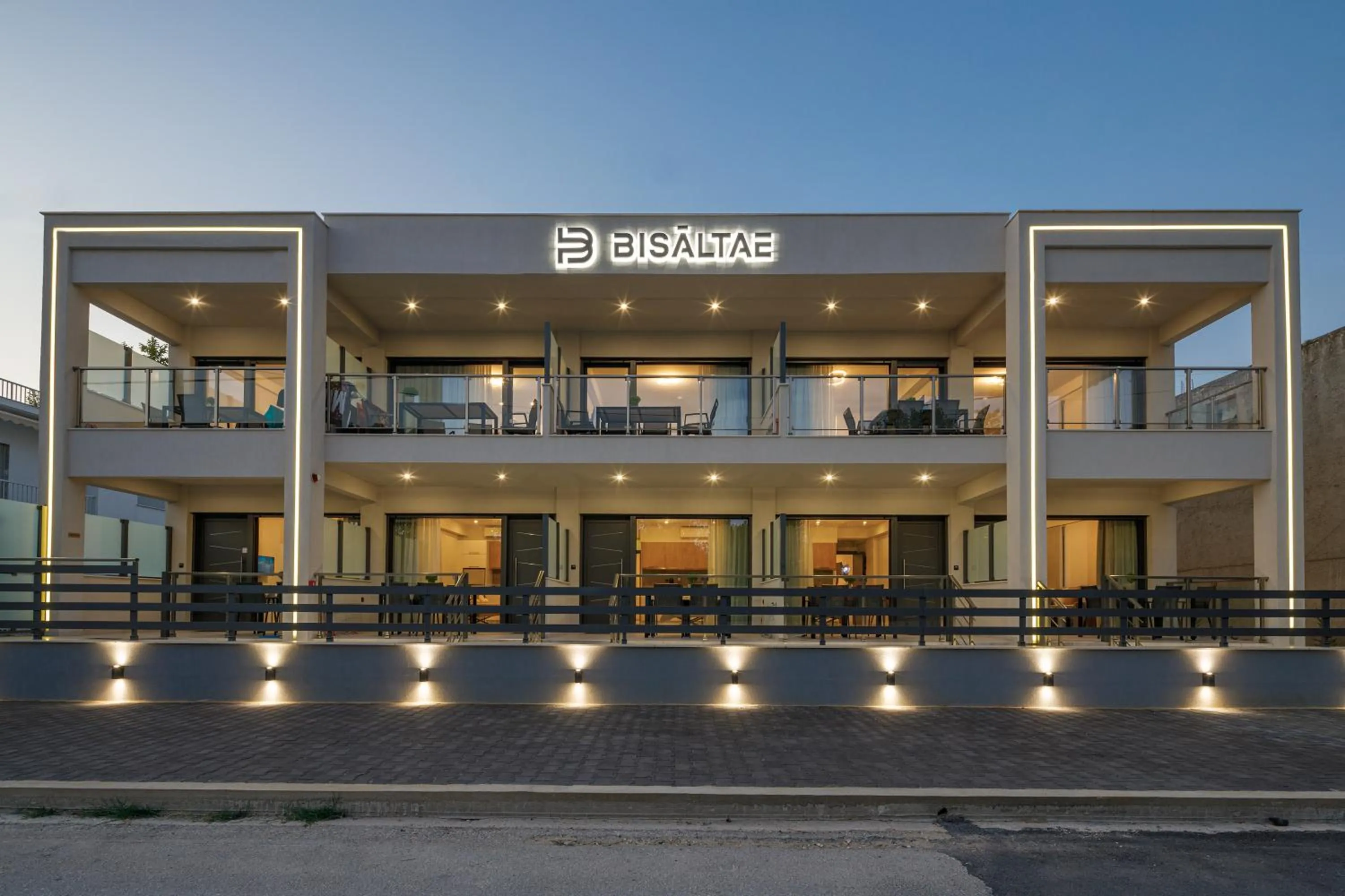 Facade/entrance in BISALTAE SEASIDE SUITES