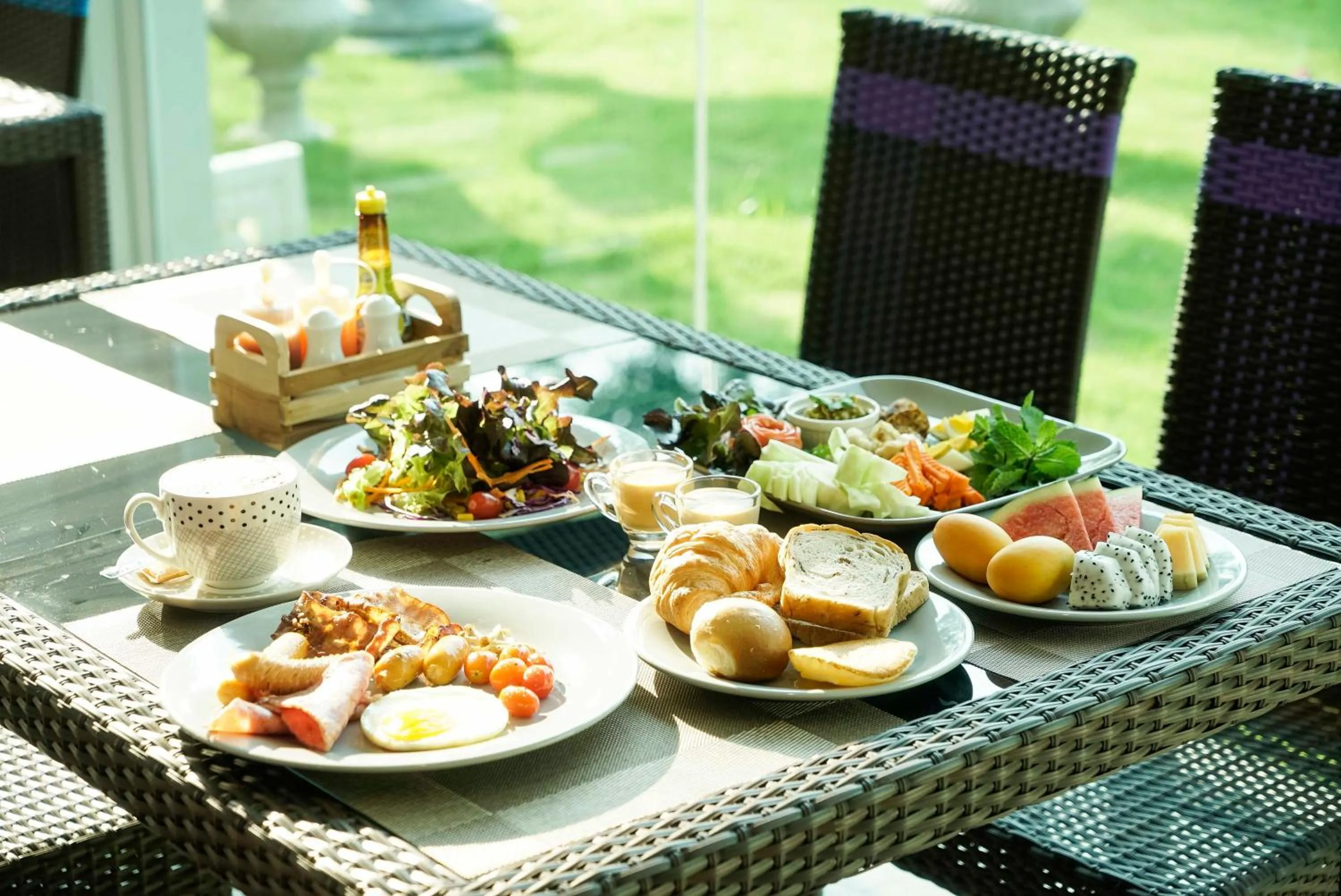 Buffet breakfast in Nantra Chiangmai Riverfront Hotel