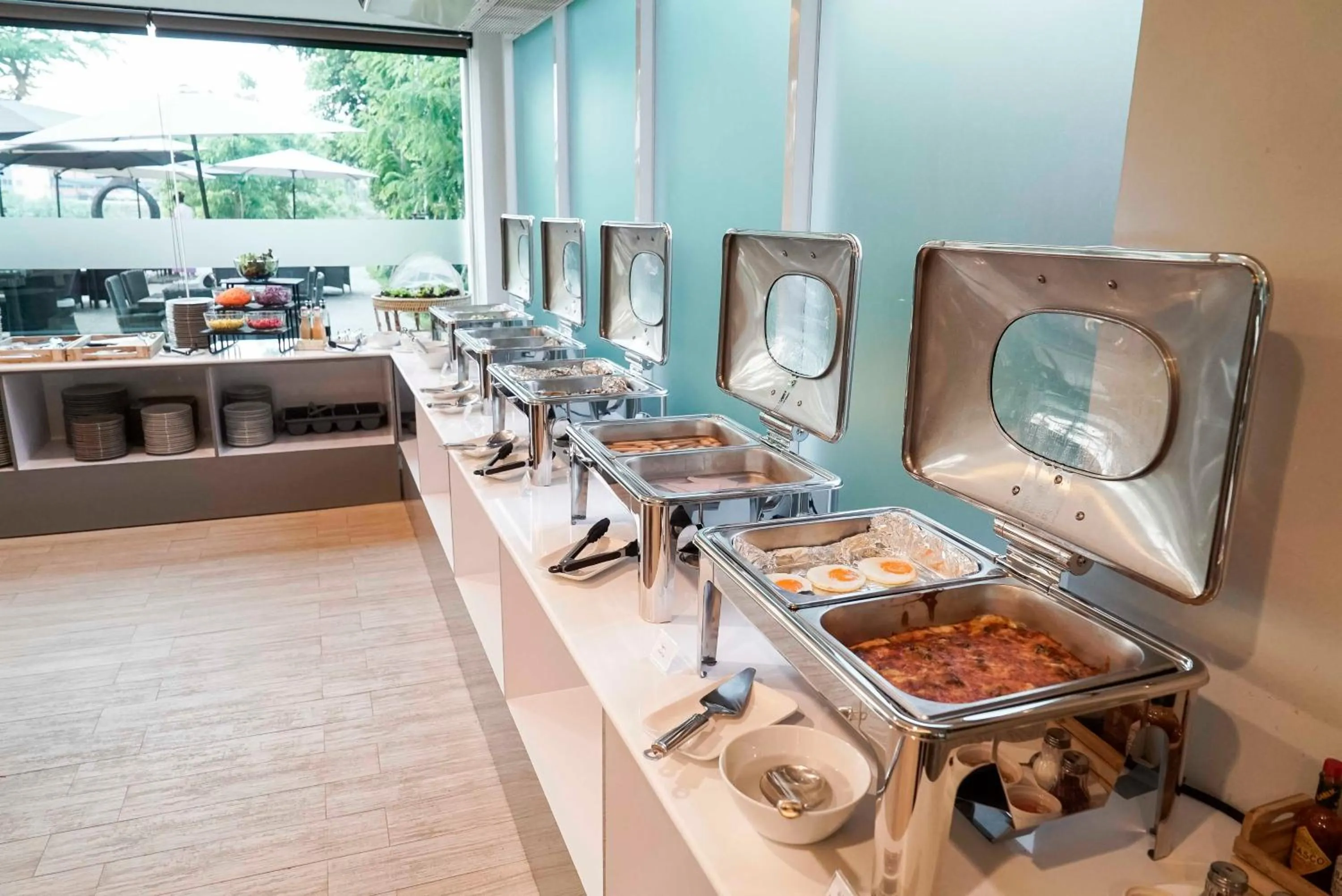 Buffet breakfast in Nantra Chiangmai Riverfront Hotel