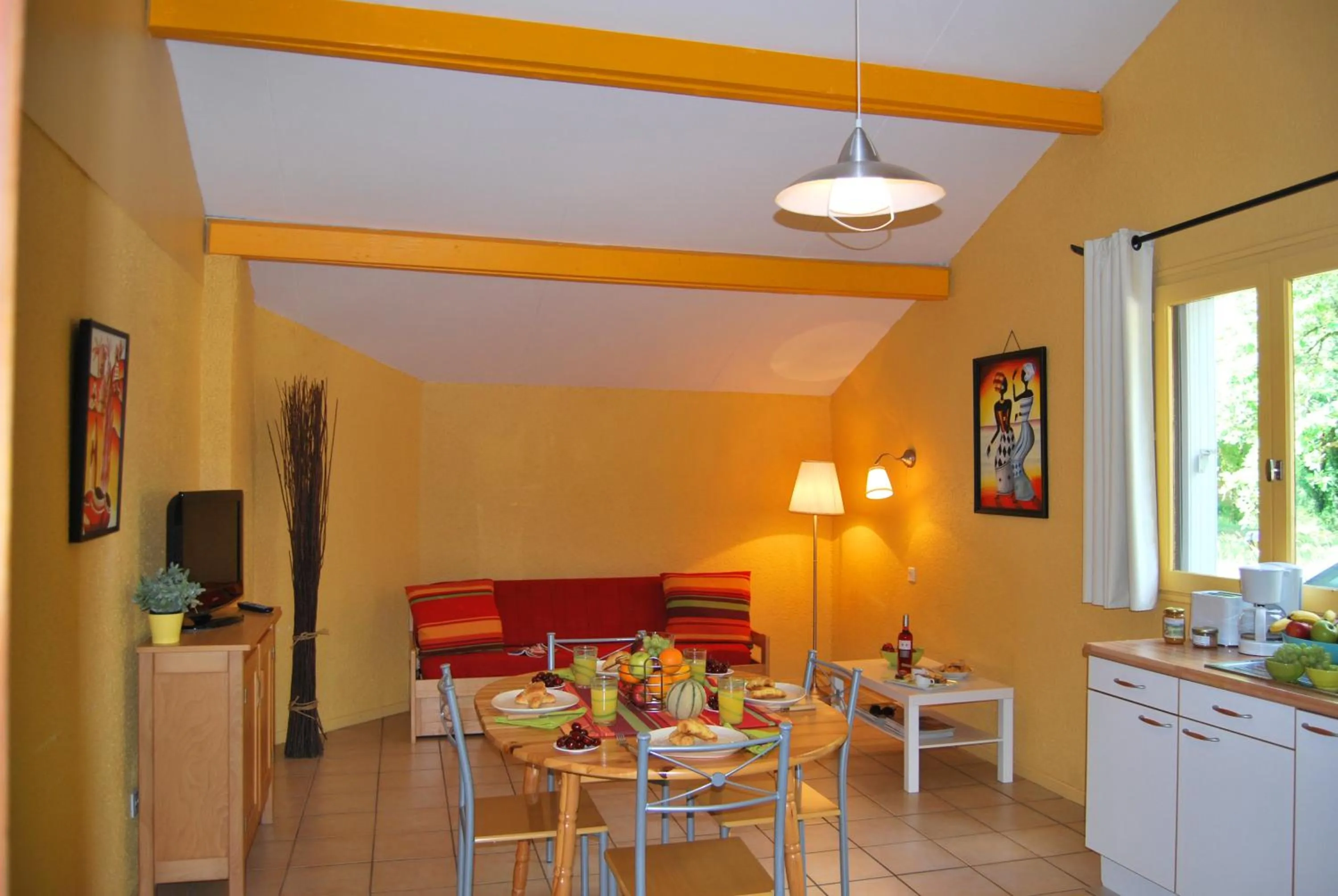 Living room in Lagrange Grand Bleu Vacances - Residence Les Ségalières