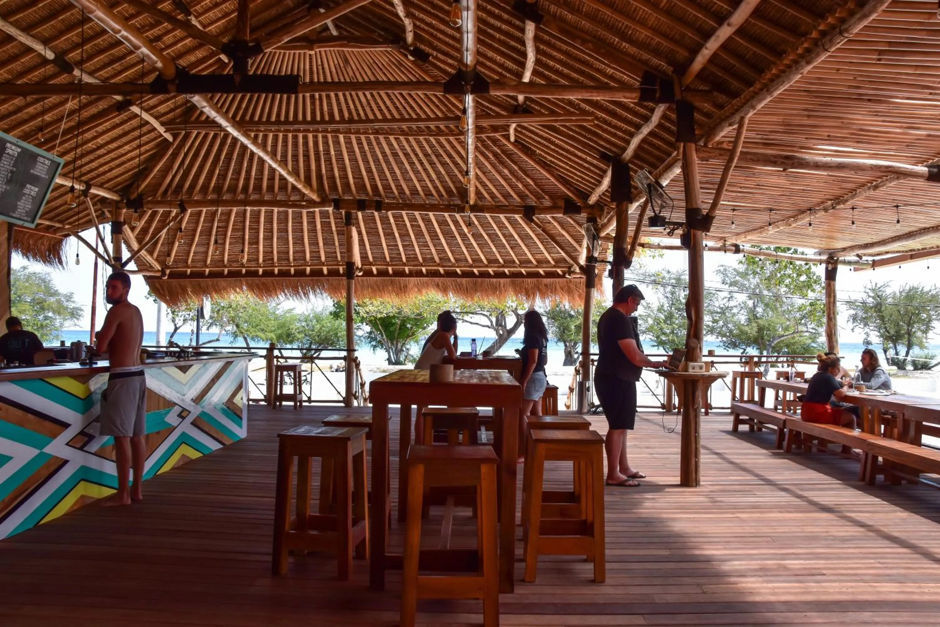 Restaurant/places to eat in Mad Monkey Gili Trawangan