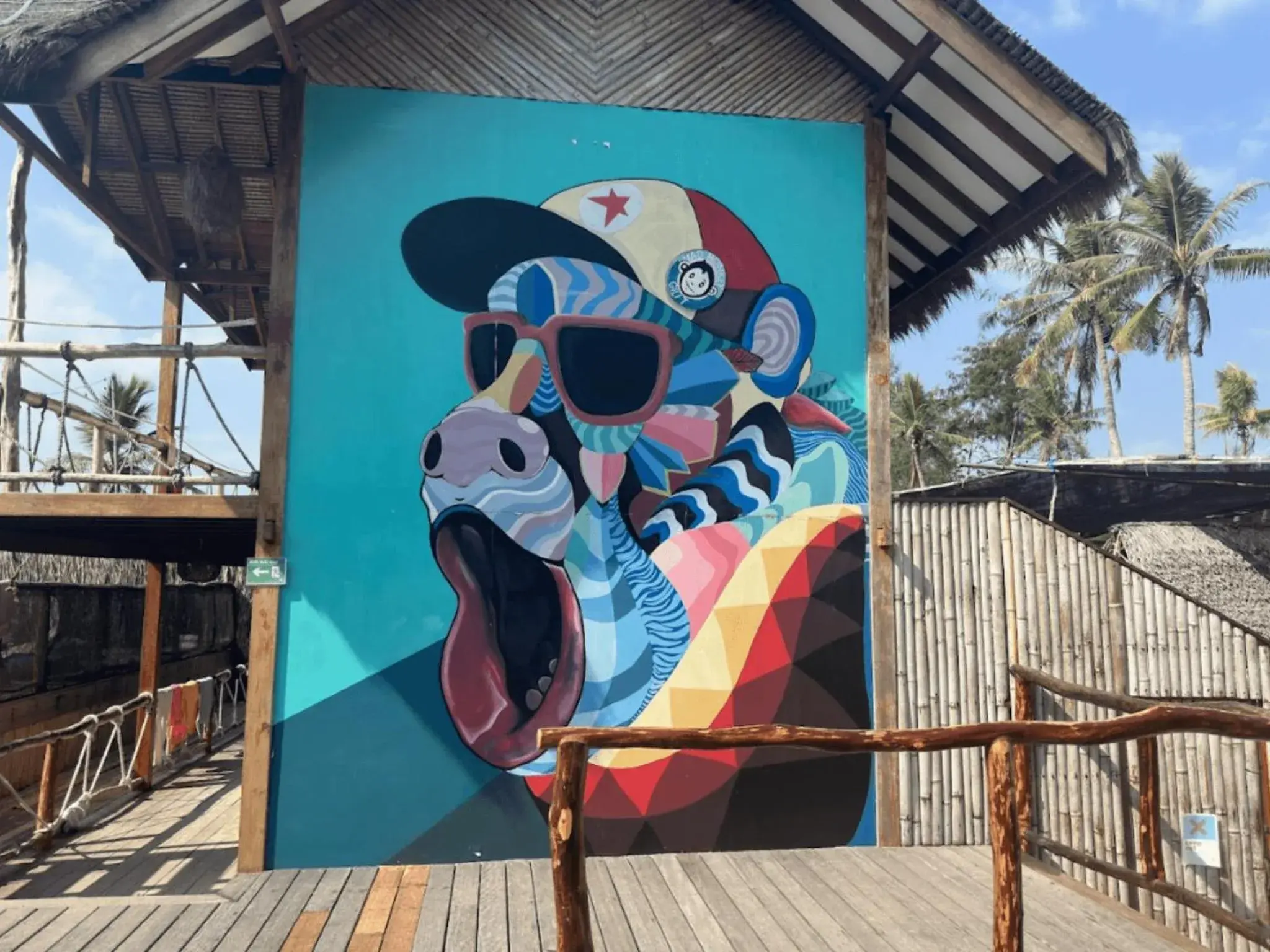 Property building in Mad Monkey Gili Trawangan Property building in Mad Monkey Gili Trawangan