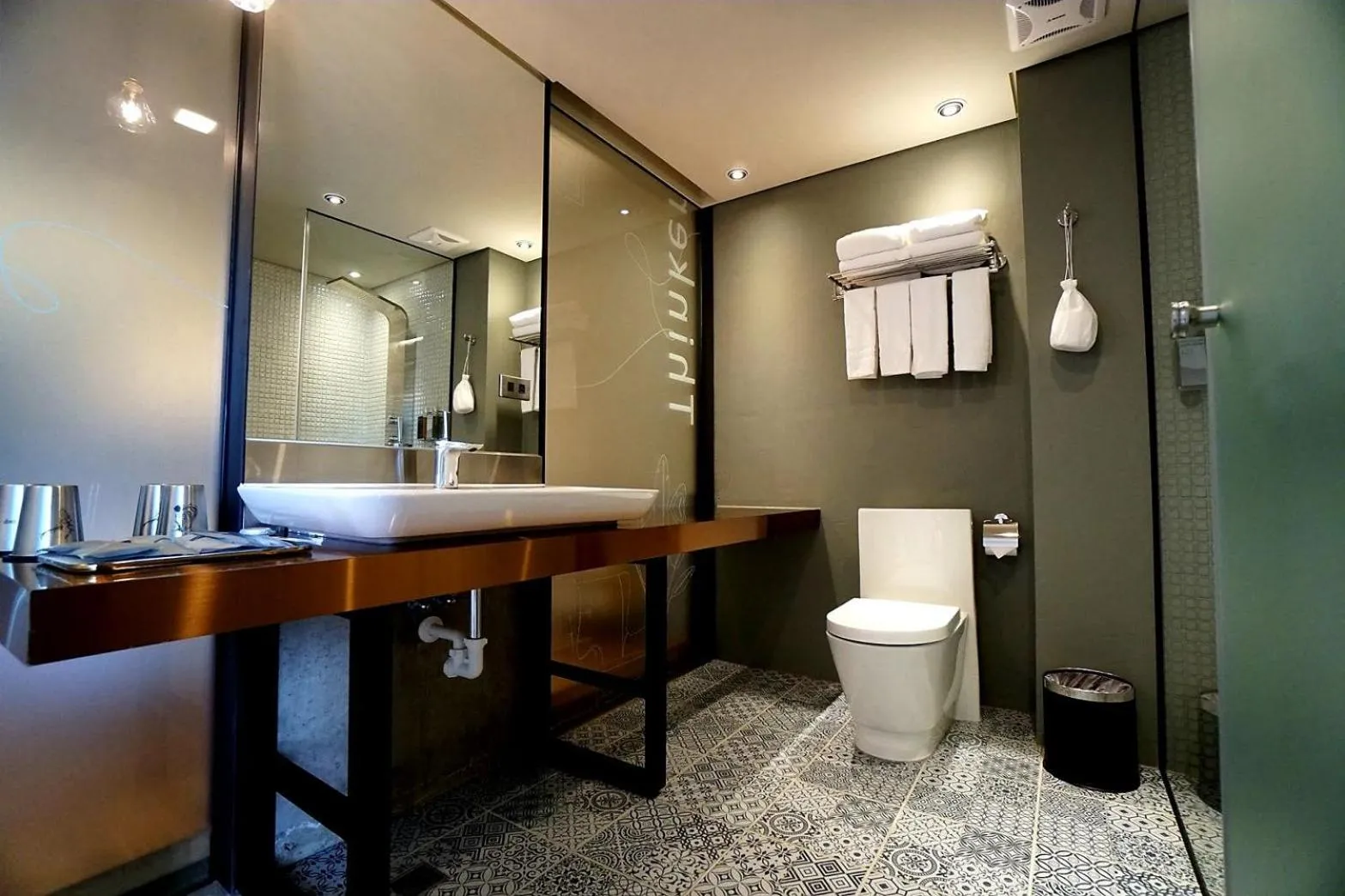 Bathroom in Thinker Hotel