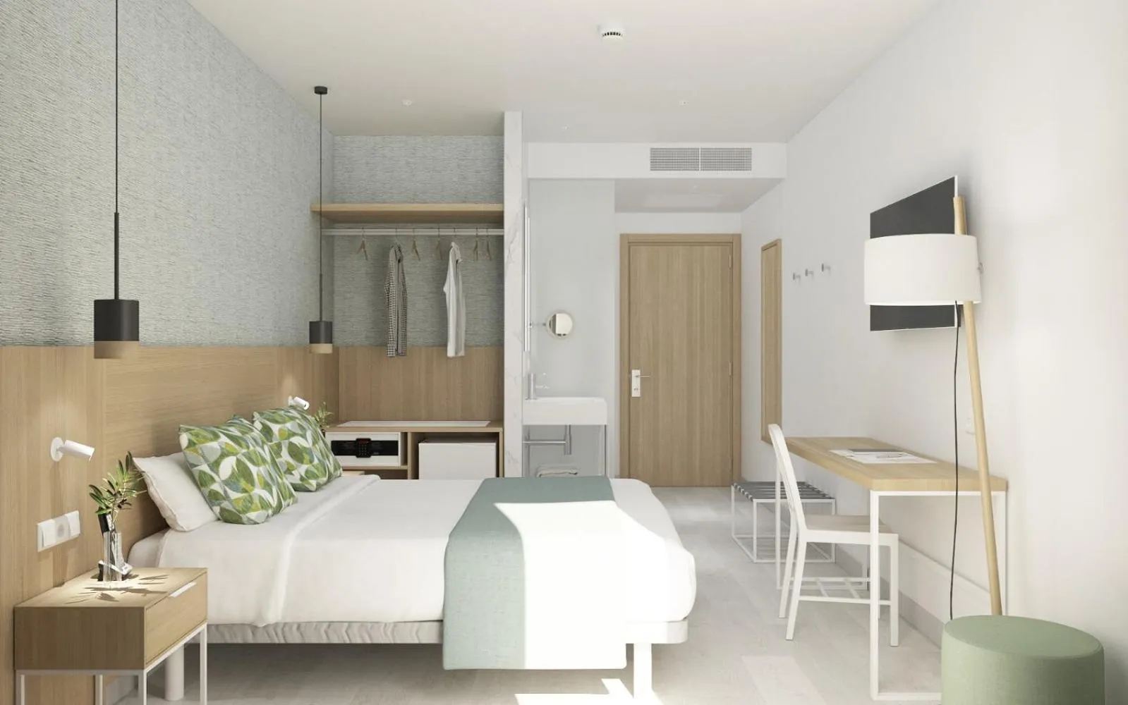 Bed in Hotel Seasun Aniram