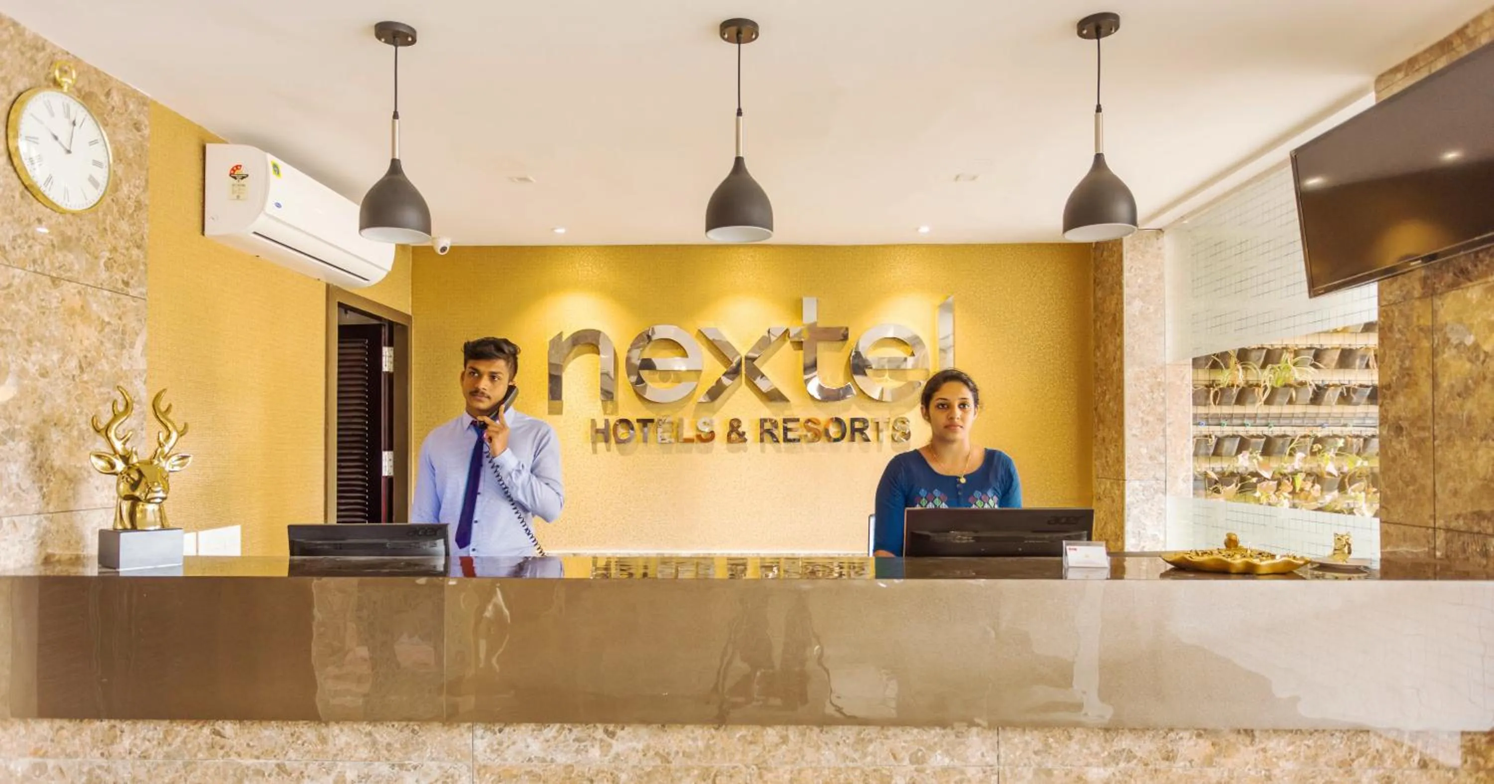 Lobby or reception in Nextel Inn, Calicut