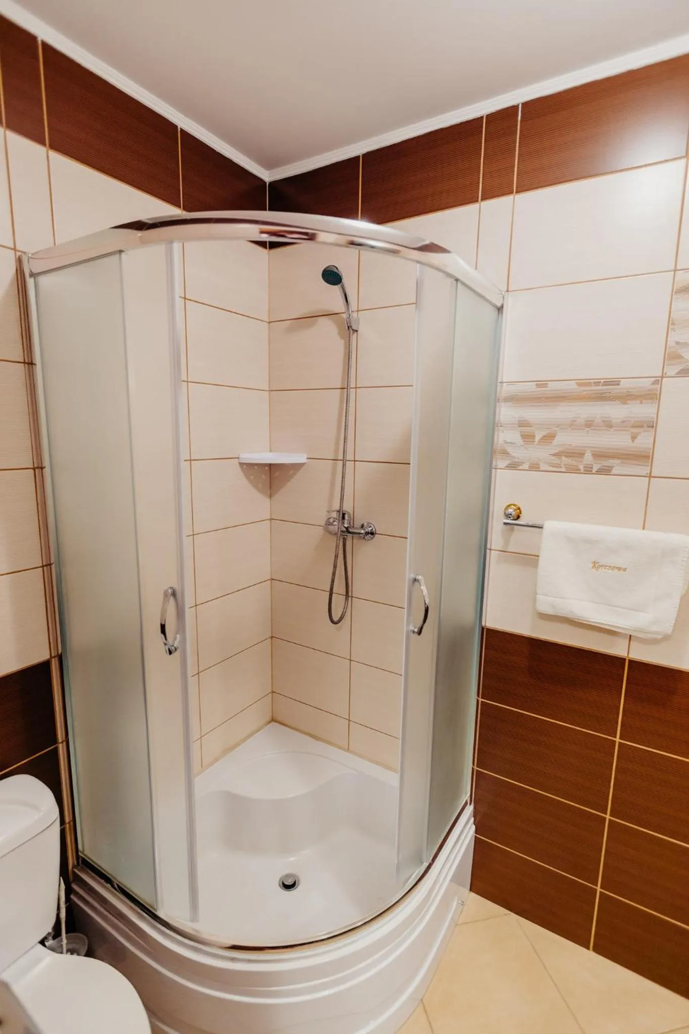 Shower in Hotel Korczowa