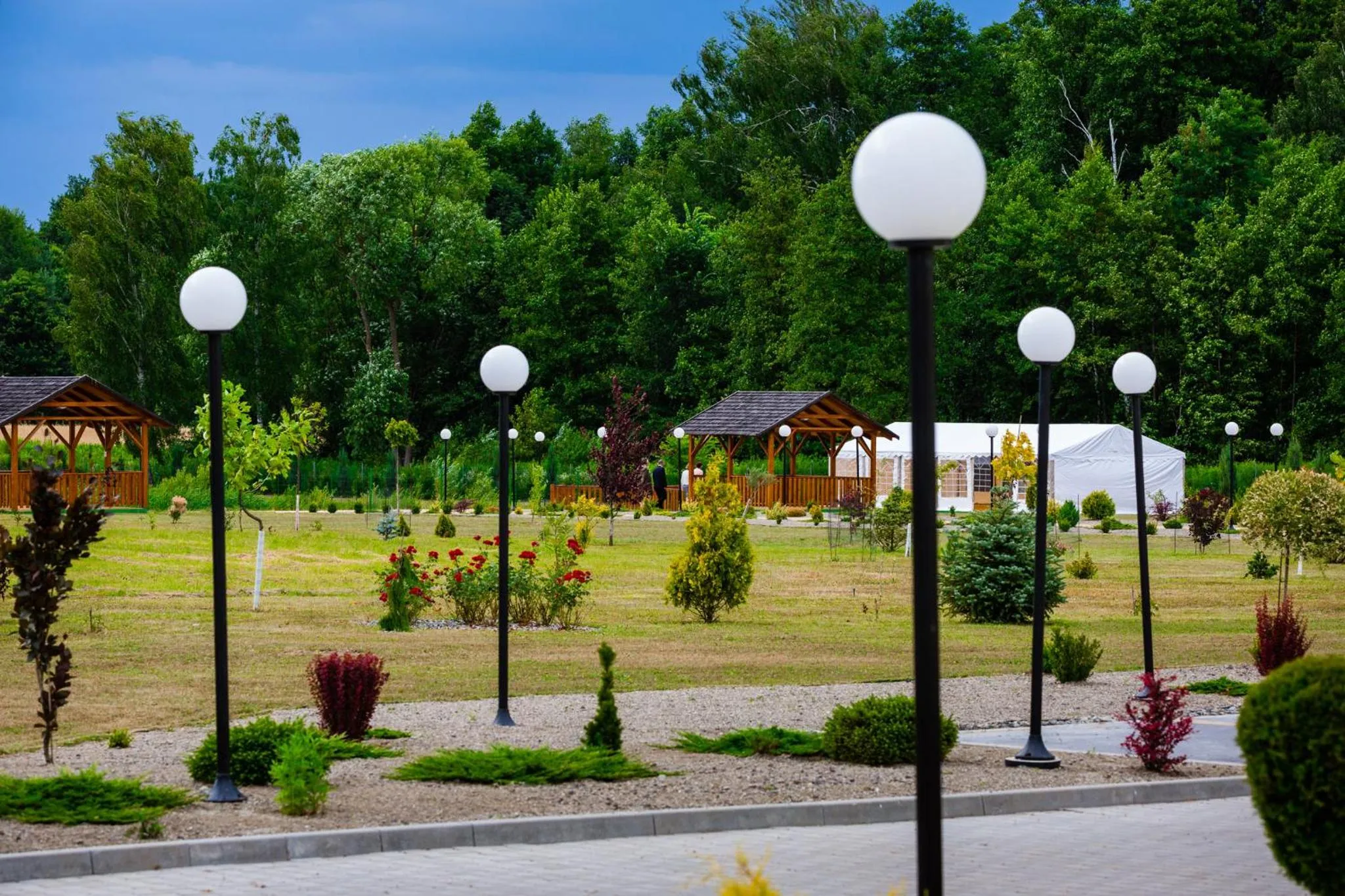 Garden in Hotel Korczowa