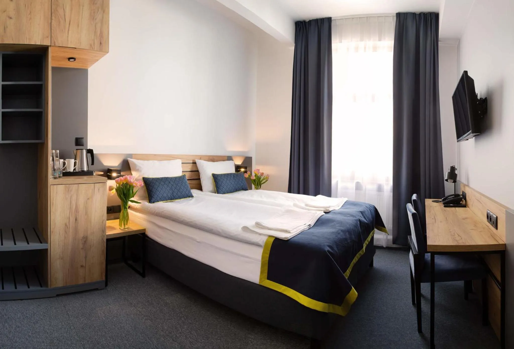 Bed in Hotel Mokotów