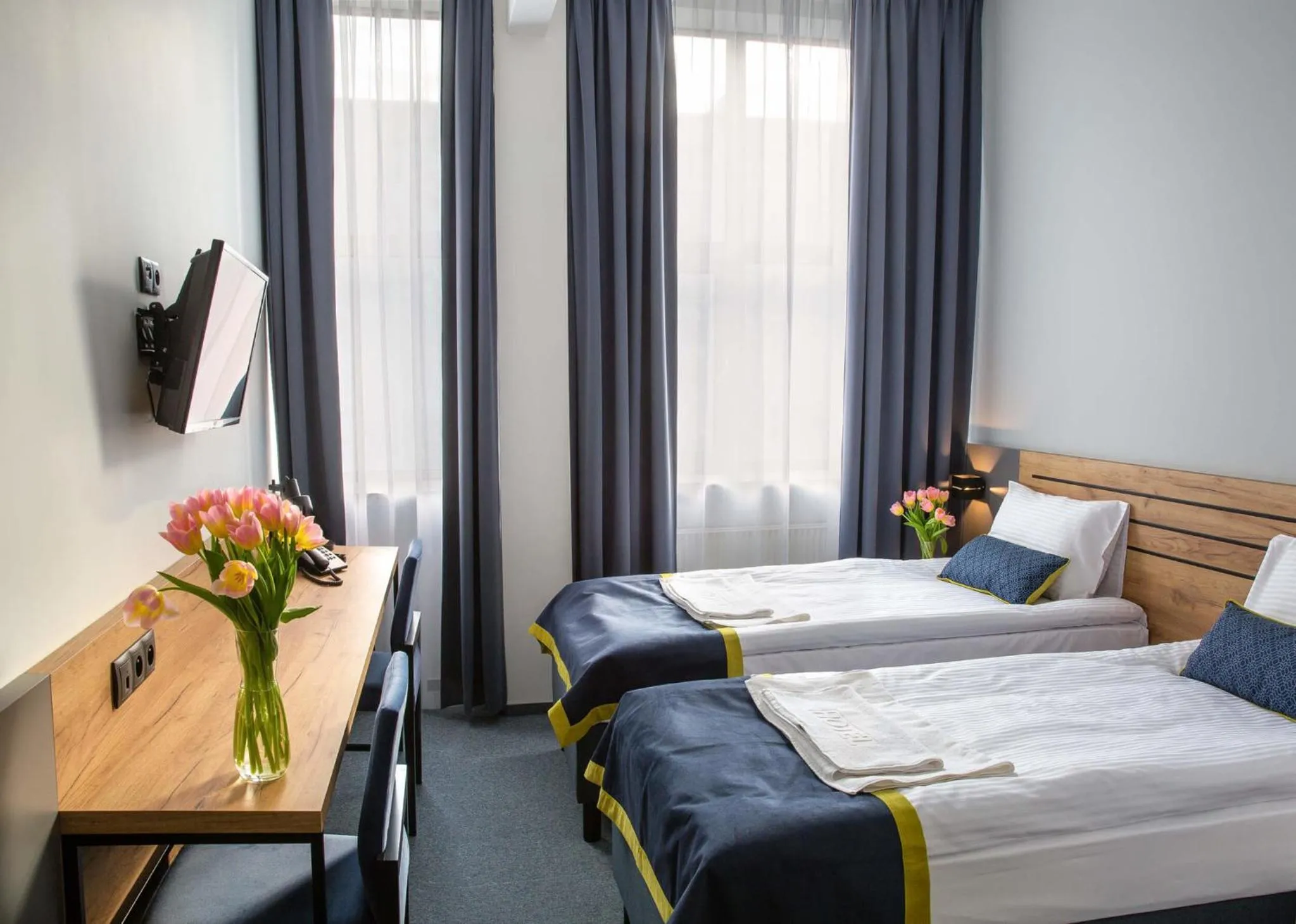 Bed in Hotel Mokotów