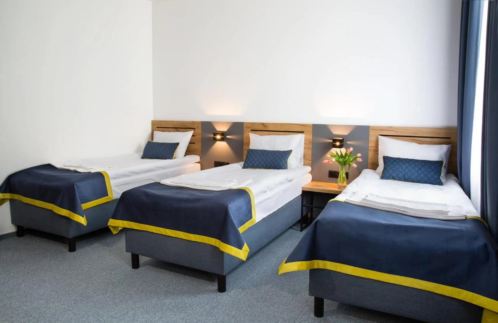 Bed in Hotel Mokotów