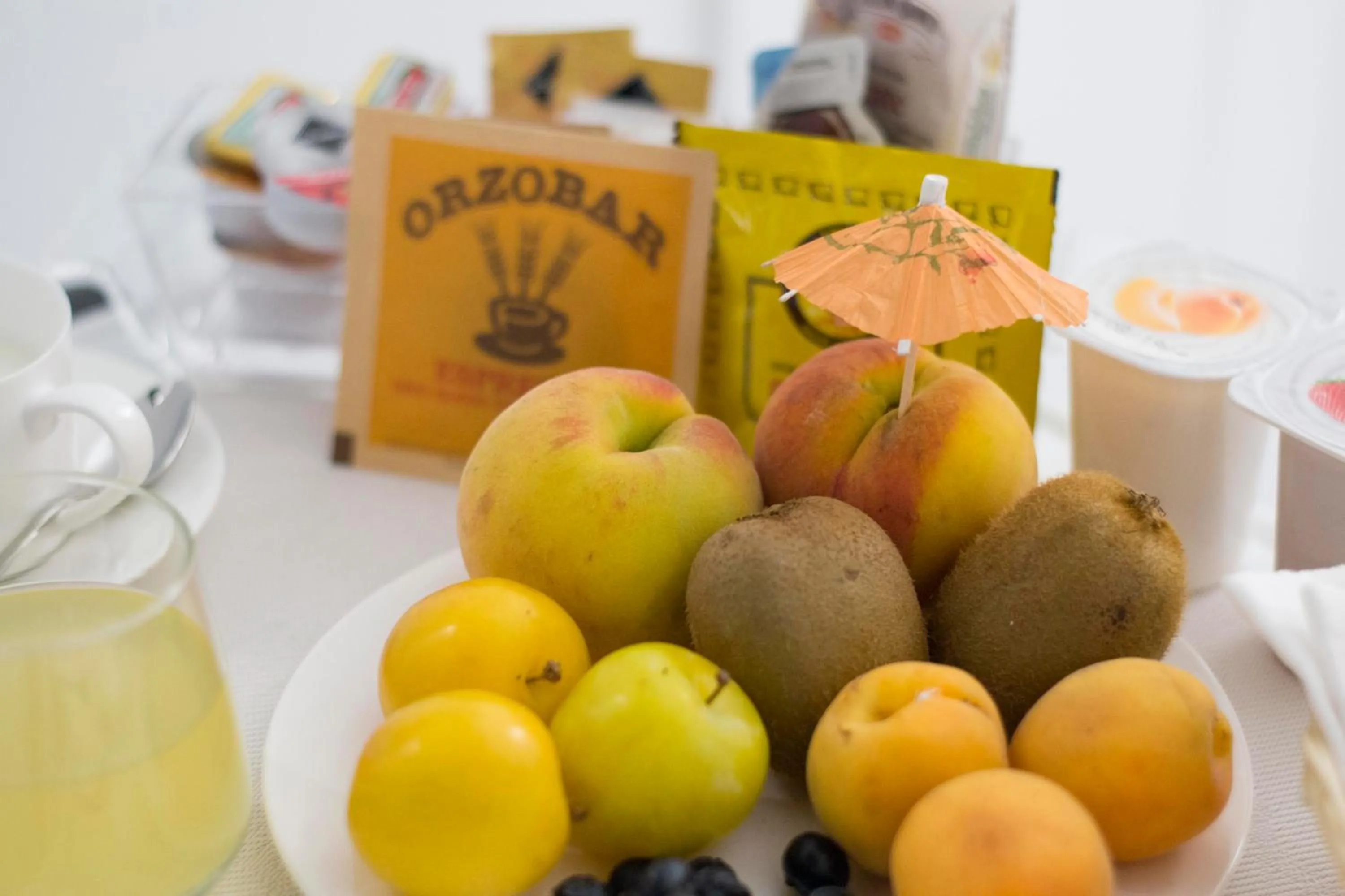 Food close-up in Morelli suite