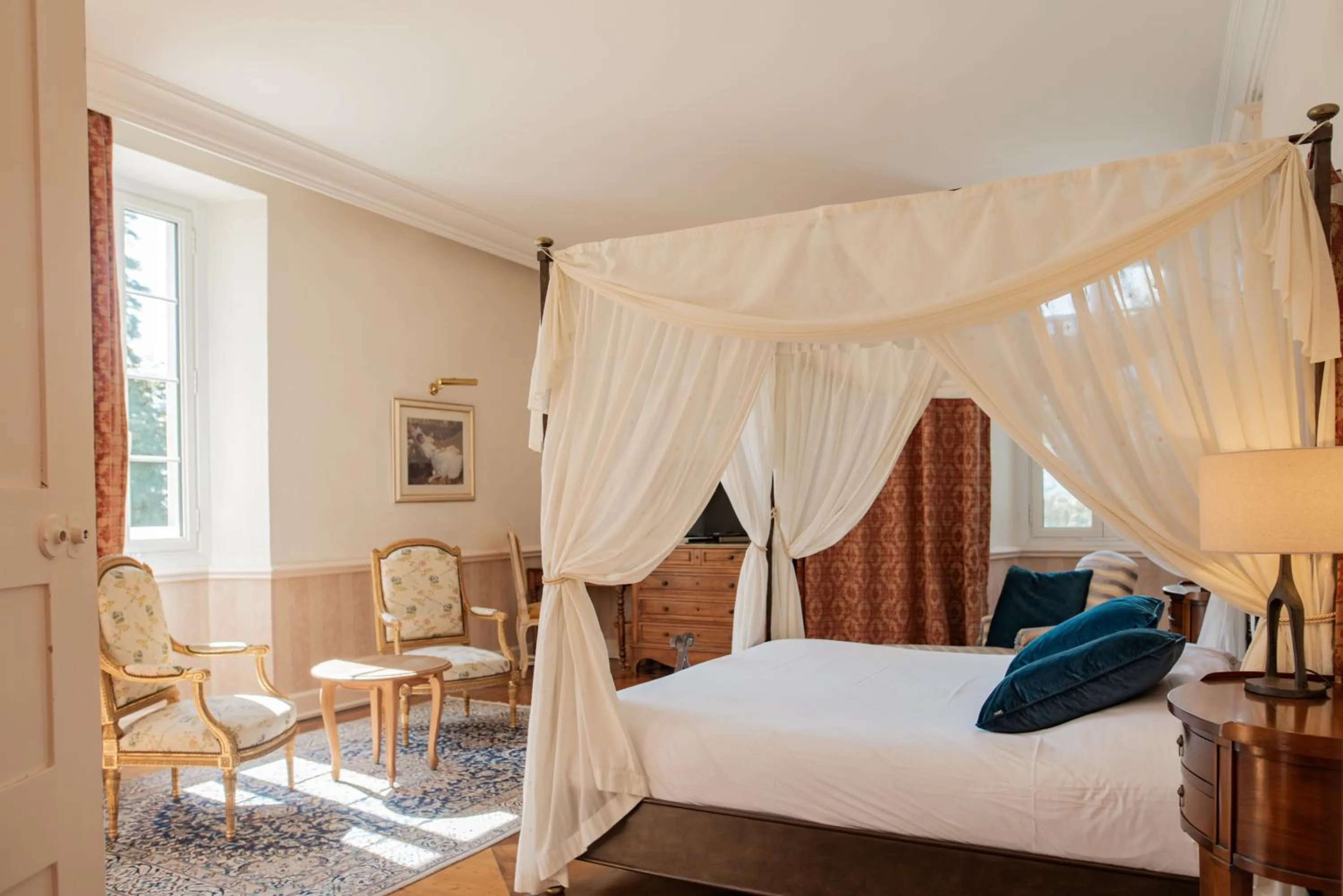 Property building, Bed in Château des Comtes de Challes