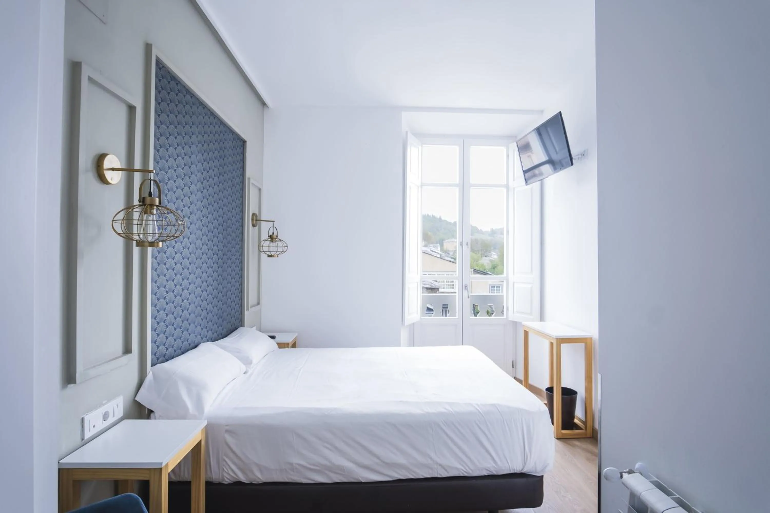 Photo of the whole room, Bed in Hotel Alda Triacastela