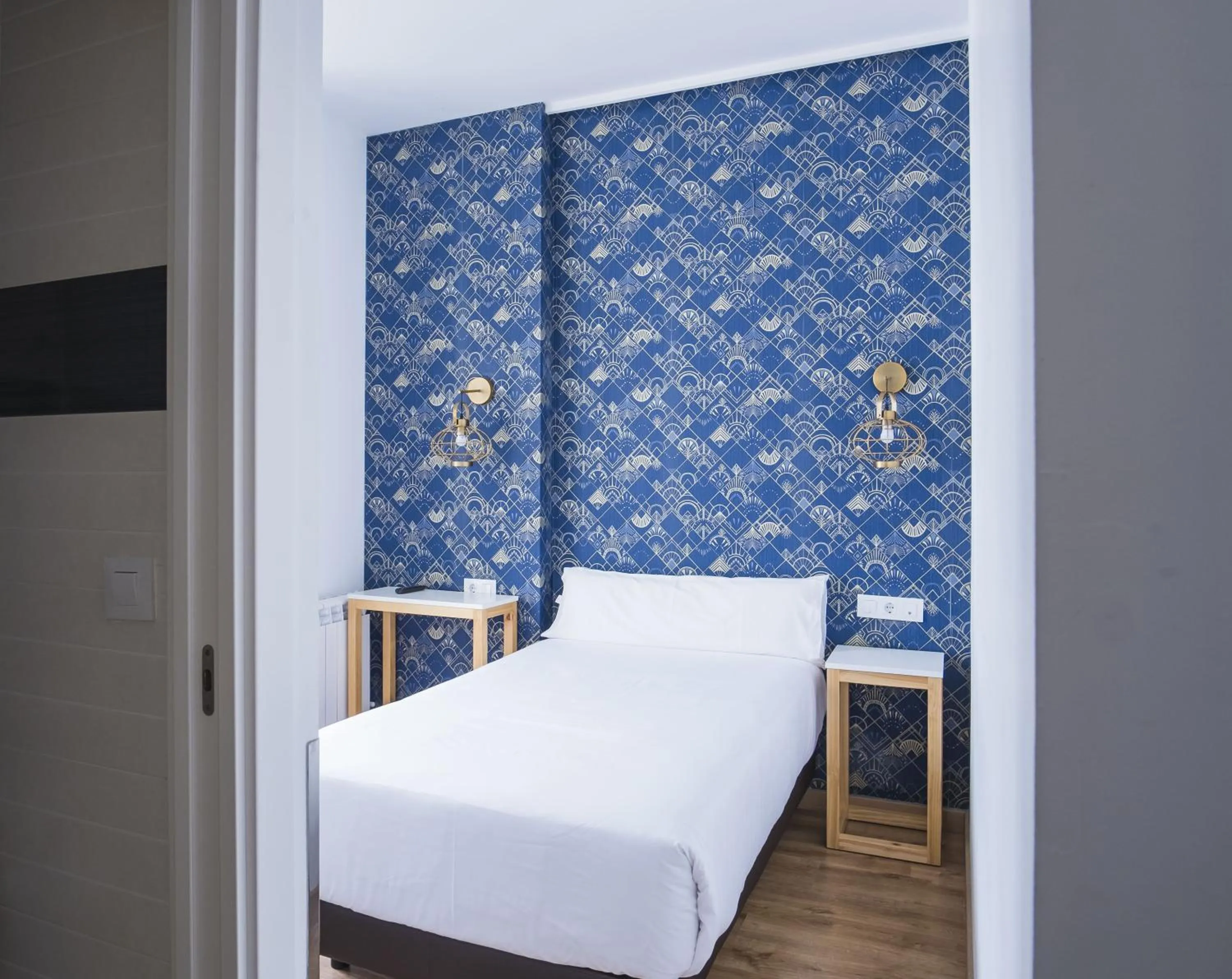 Bed in Hotel Alda Triacastela