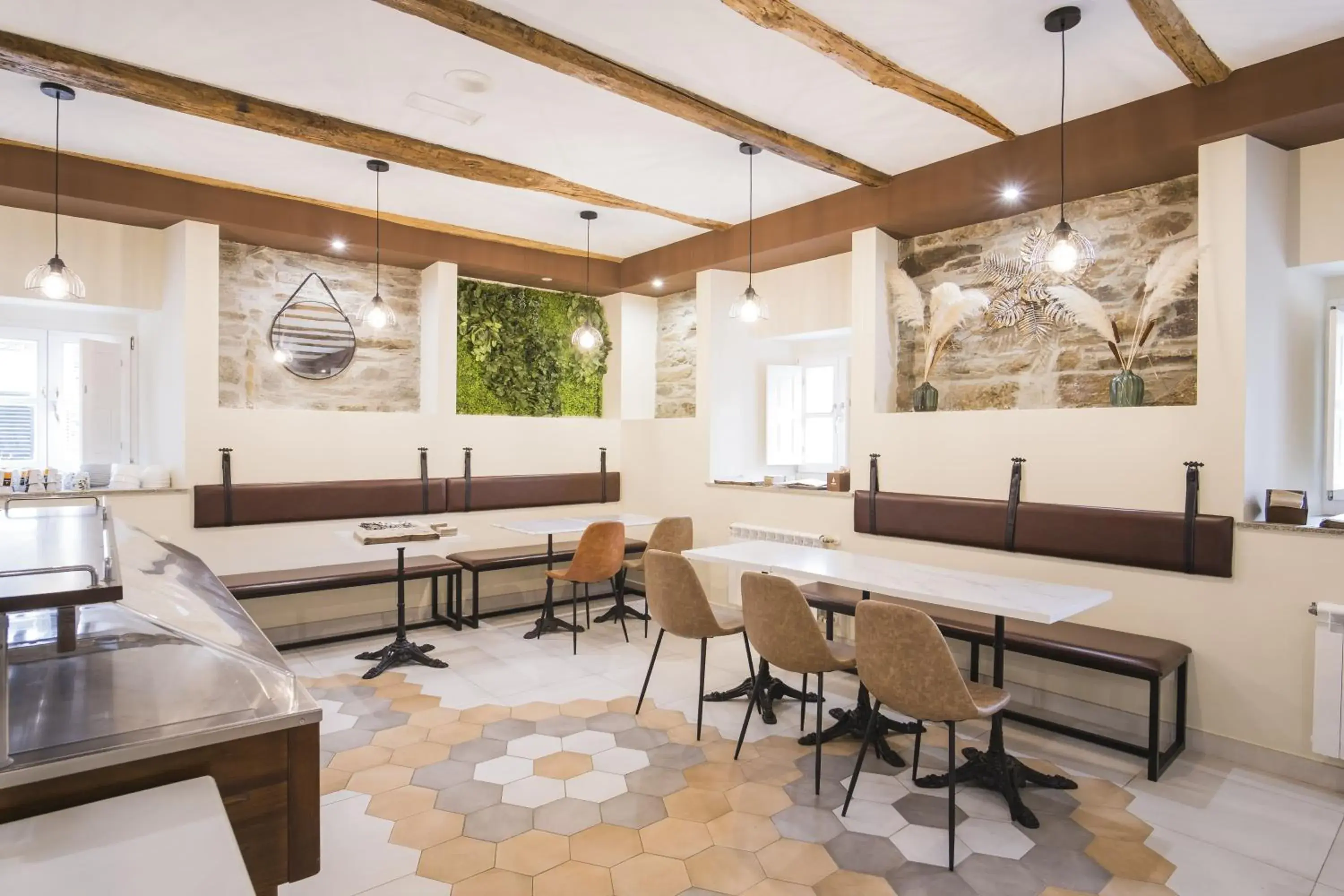 Living room in Hotel Alda Triacastela Living room in Hotel Alda Triacastela