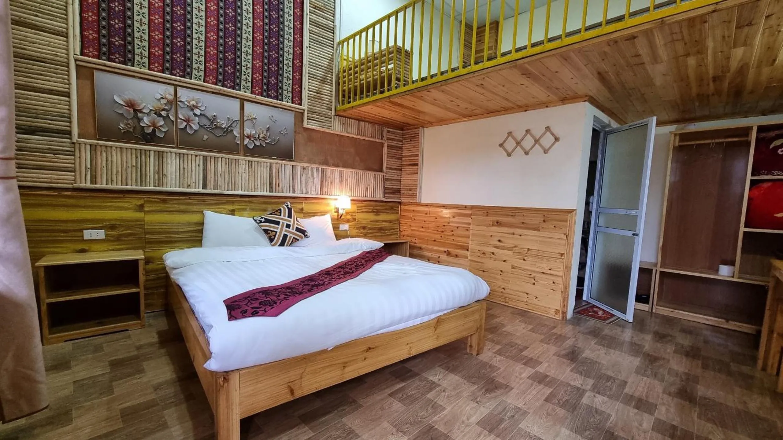 Bed in Dang Khoa Homestay