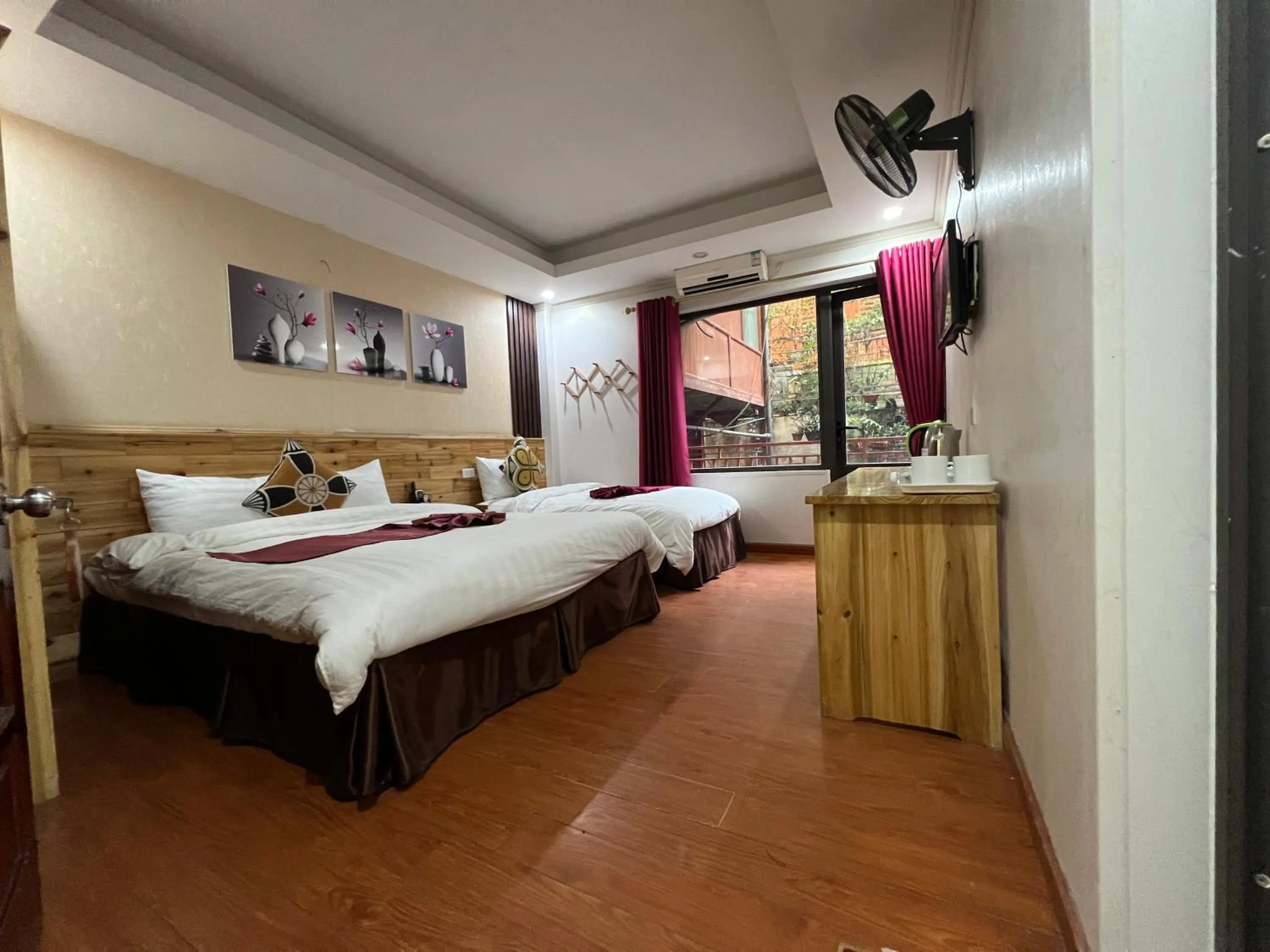 Bed in Dang Khoa Homestay