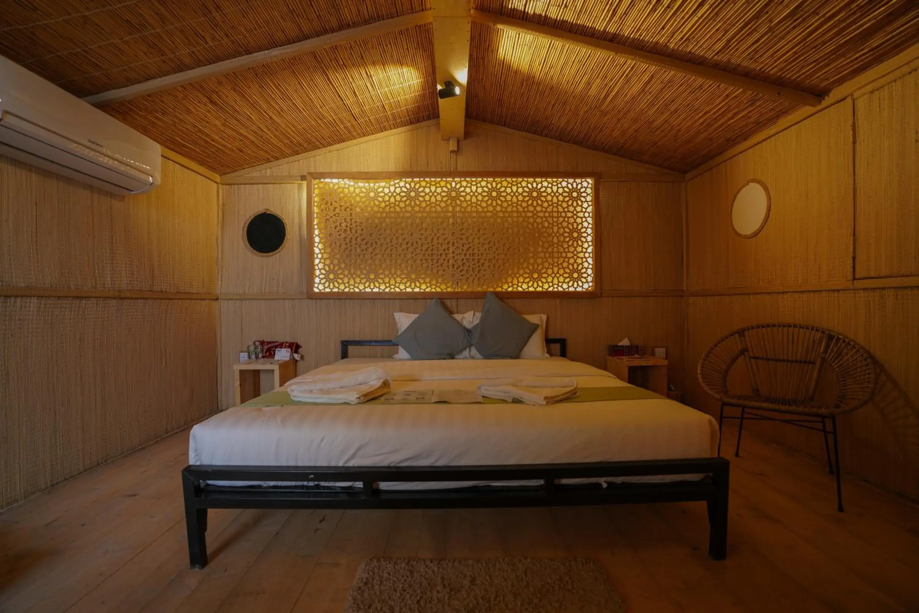 Bed in SAMA Ras Al Jinz Resort Bed in SAMA Ras Al Jinz Resort