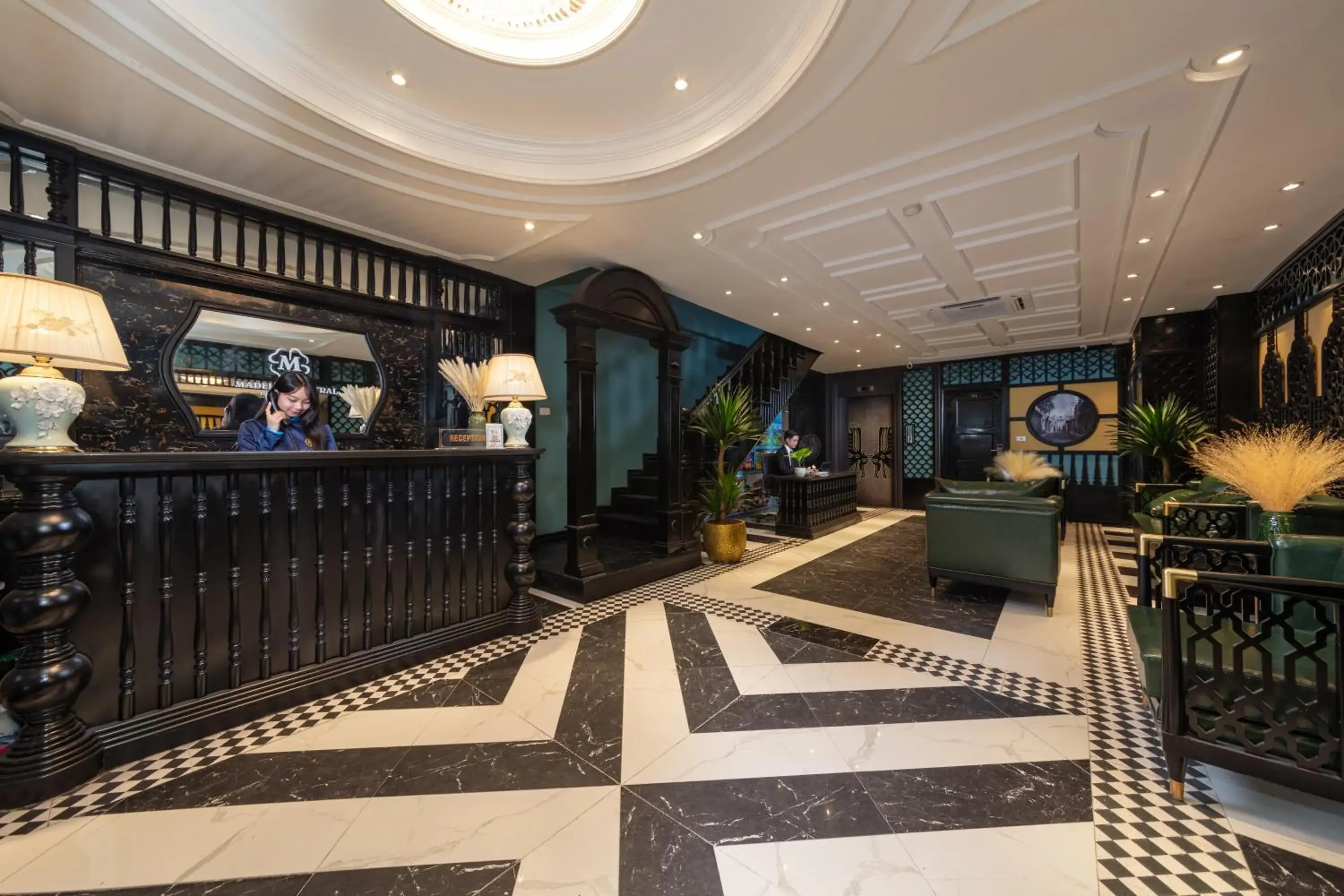 Lobby or reception in Madelise Grand Hotel Lobby or reception in Madelise Grand Hotel