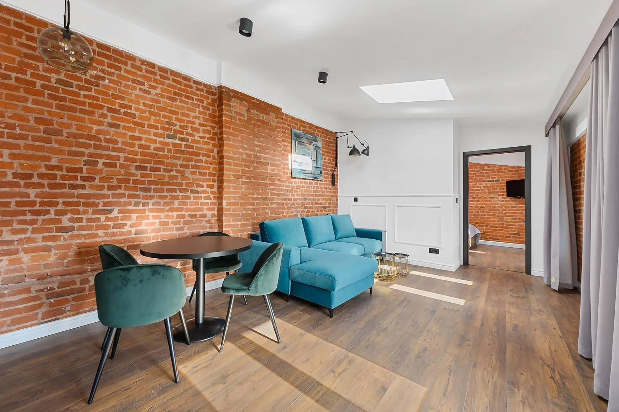 Living room in Aparthotel Krzywa Kamienica