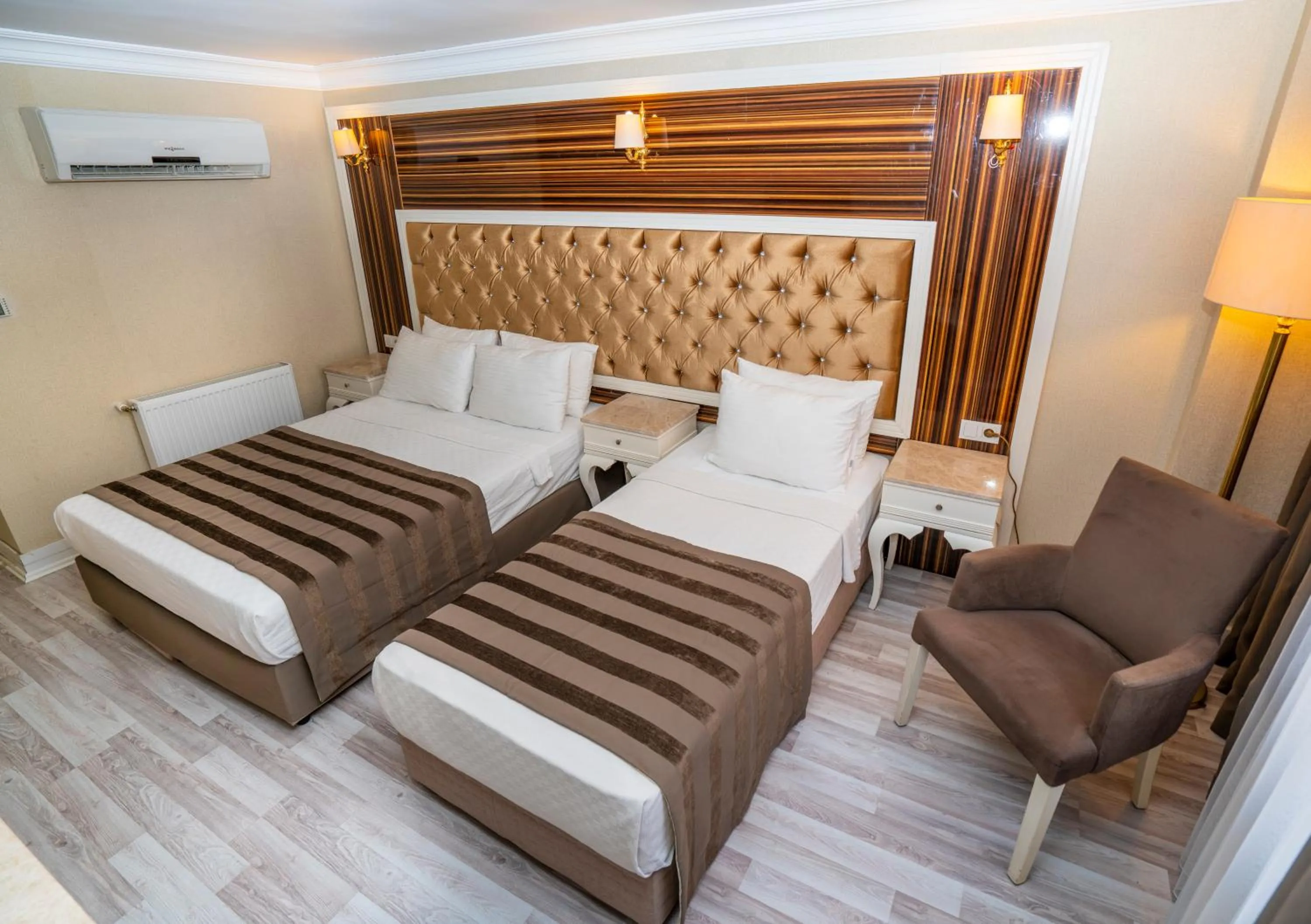 Bed in Topkapi Old City Kensington Hotel Ottoman Heritage