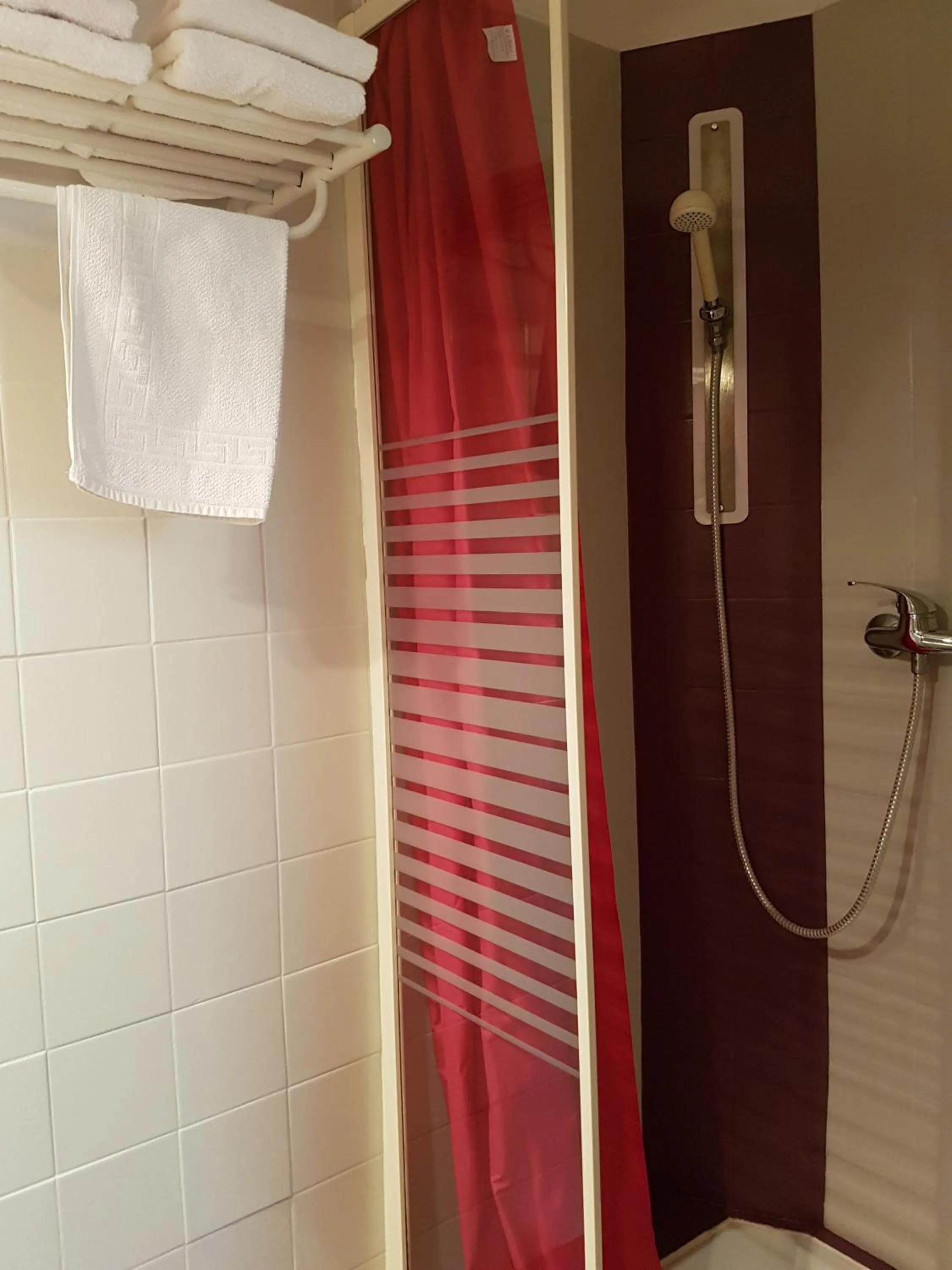 Shower in Hôtel du Centre