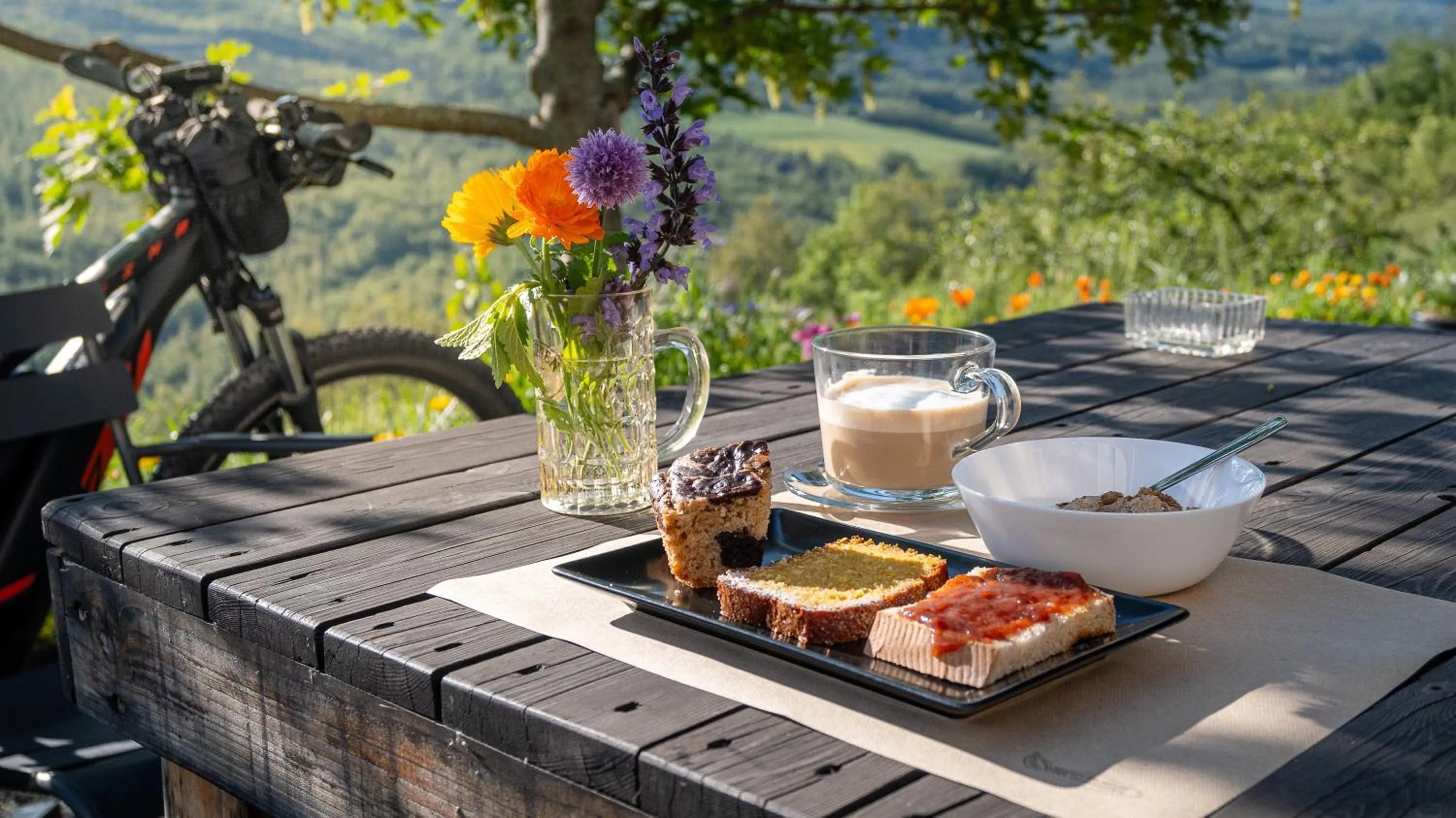 Garden in Le Spine B&B sulla Via Francigena