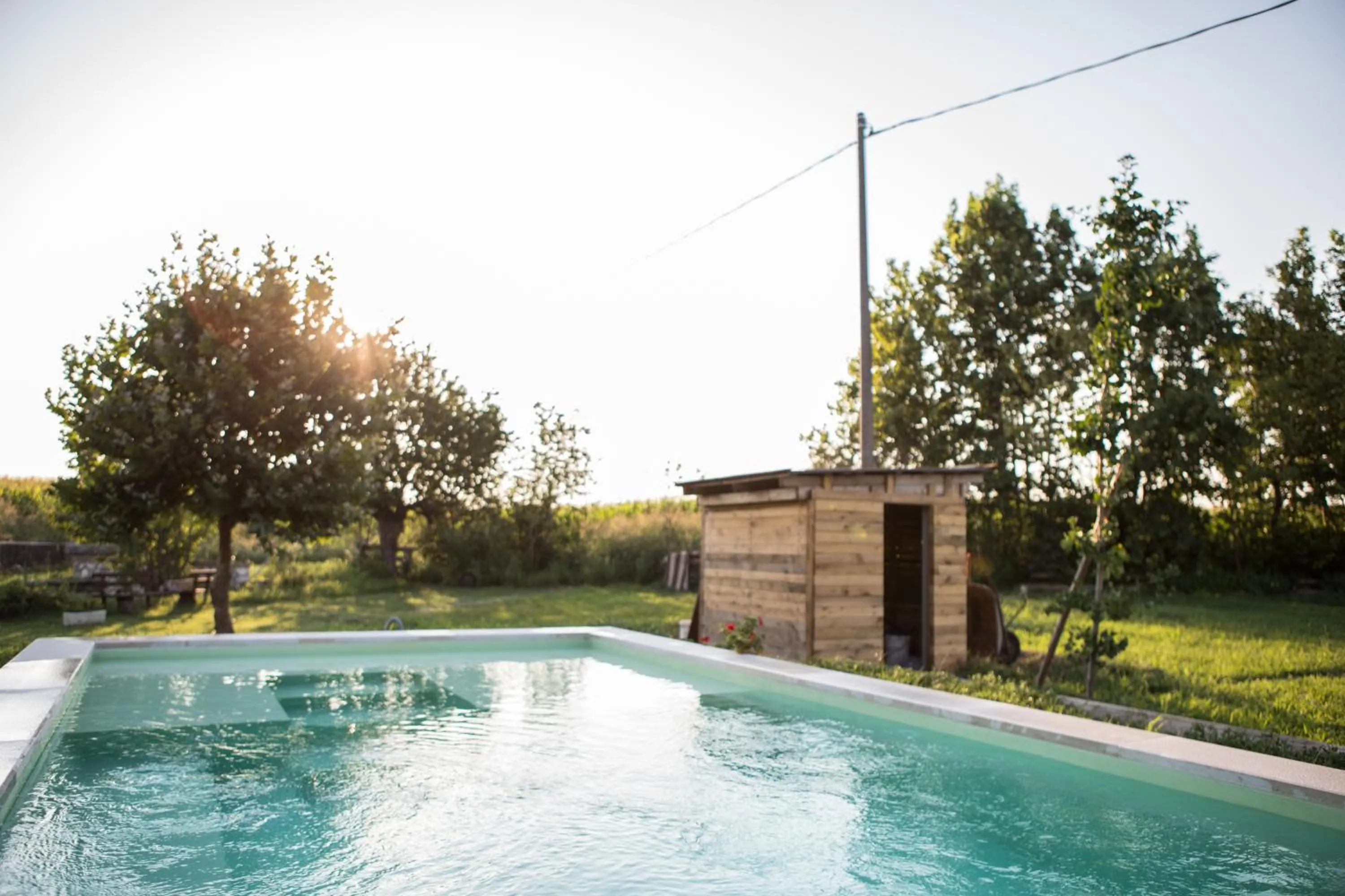 Swimming pool in B&B Casa Campagnari