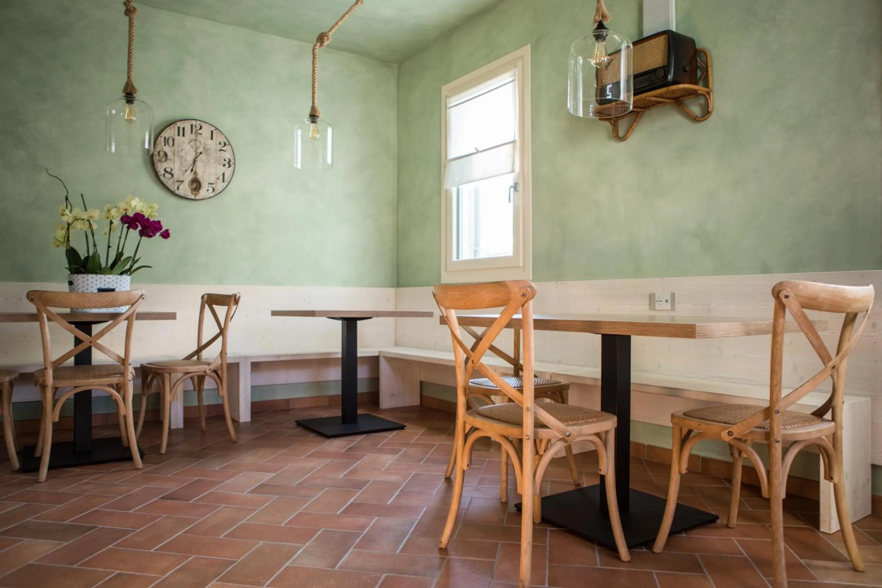 Communal lounge/ TV room in B&B Casa Campagnari