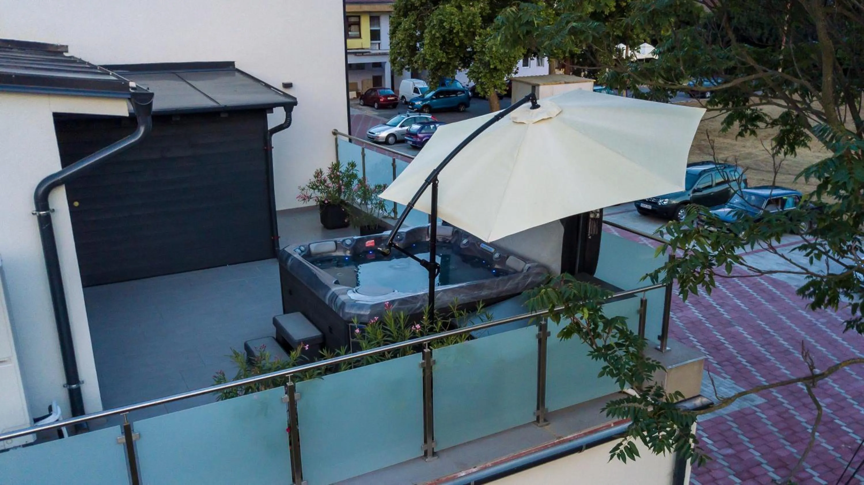 Balcony/Terrace in Hotel Szeghalom