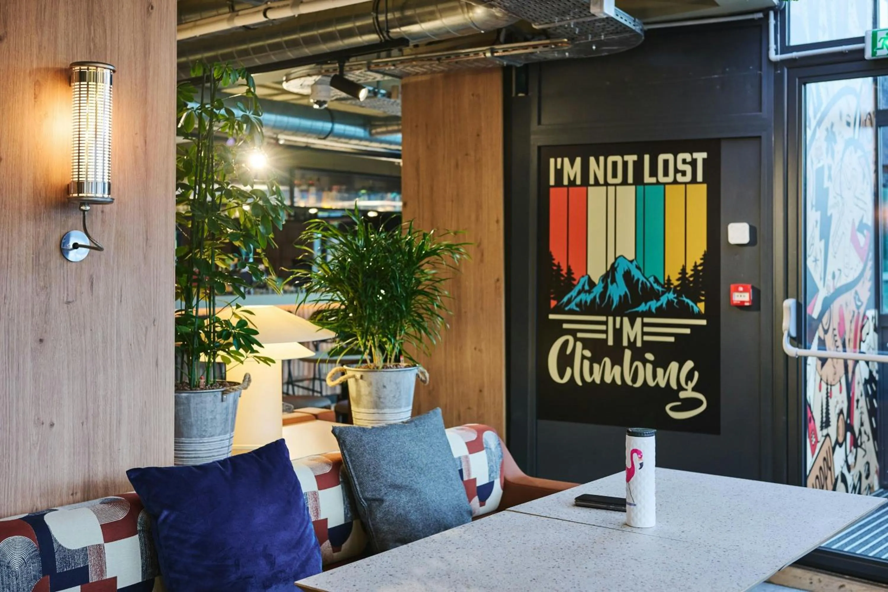 Lobby or reception in Moxy Annecy