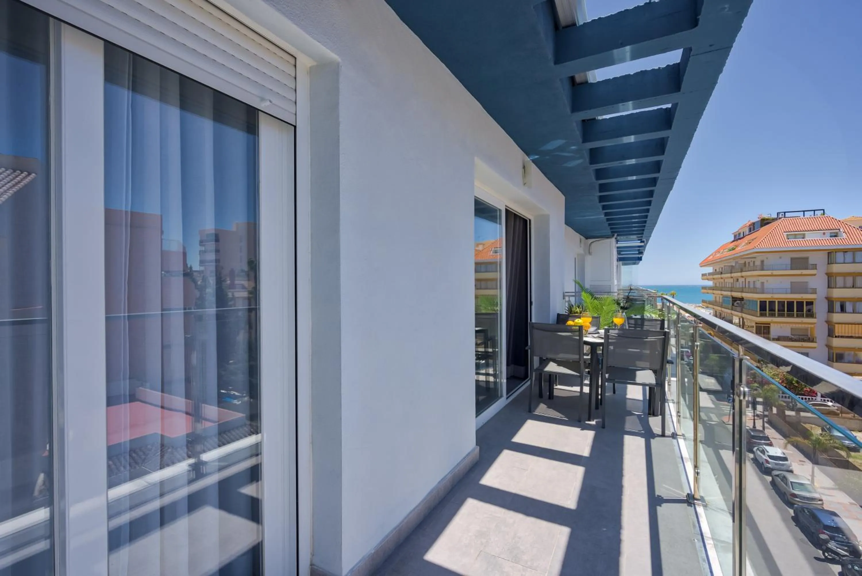 Balcony/Terrace in Sur Suites La Dorada, centricos soleados a pocos metros de la Playa y con Parking Opcional