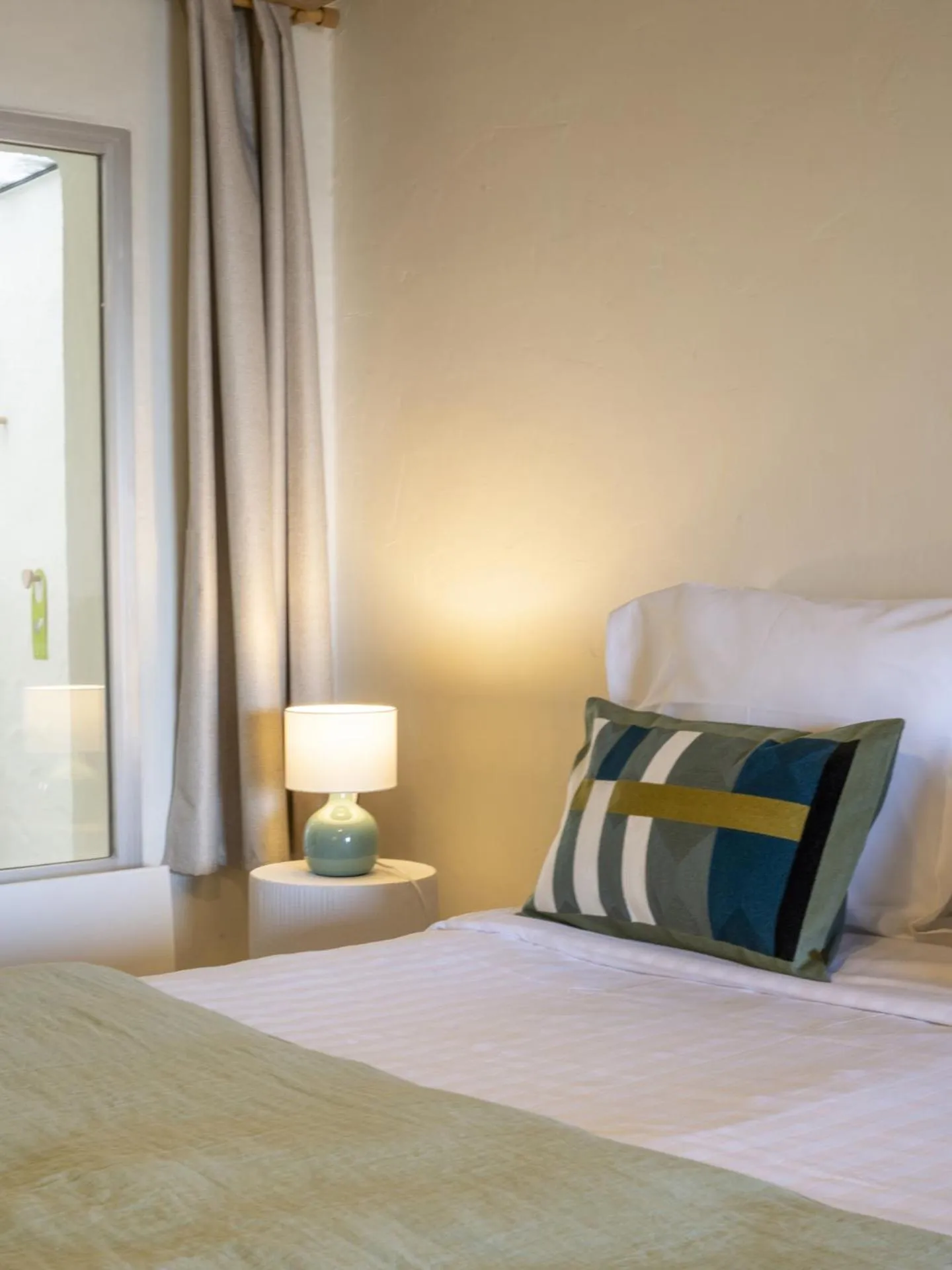 Decorative detail, Bed in Hotel Punta Lara Noirmoutier