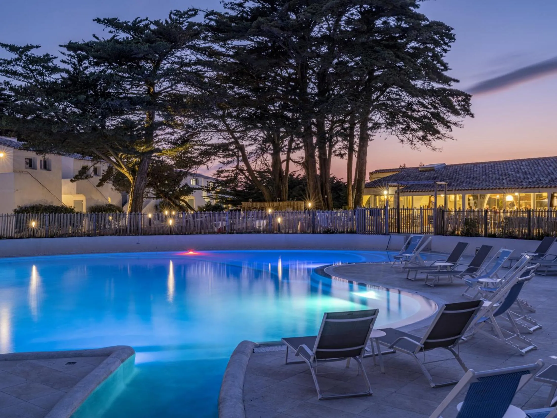 Swimming pool in Hotel Punta Lara Noirmoutier