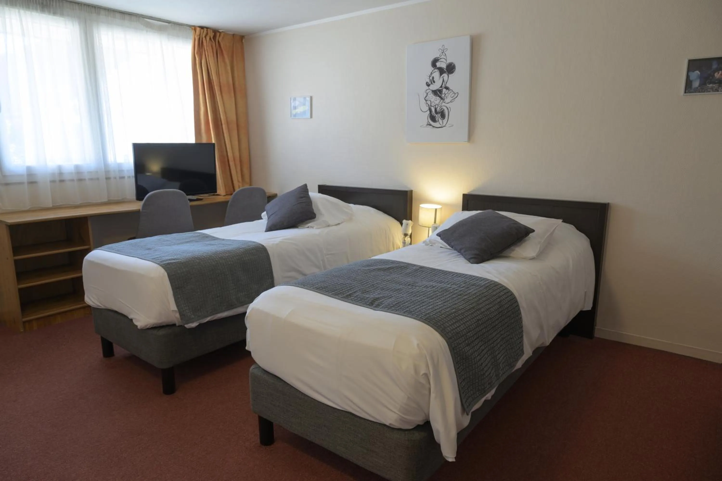 Bed in Hôtel Restaurant Au Relais D'Alsace