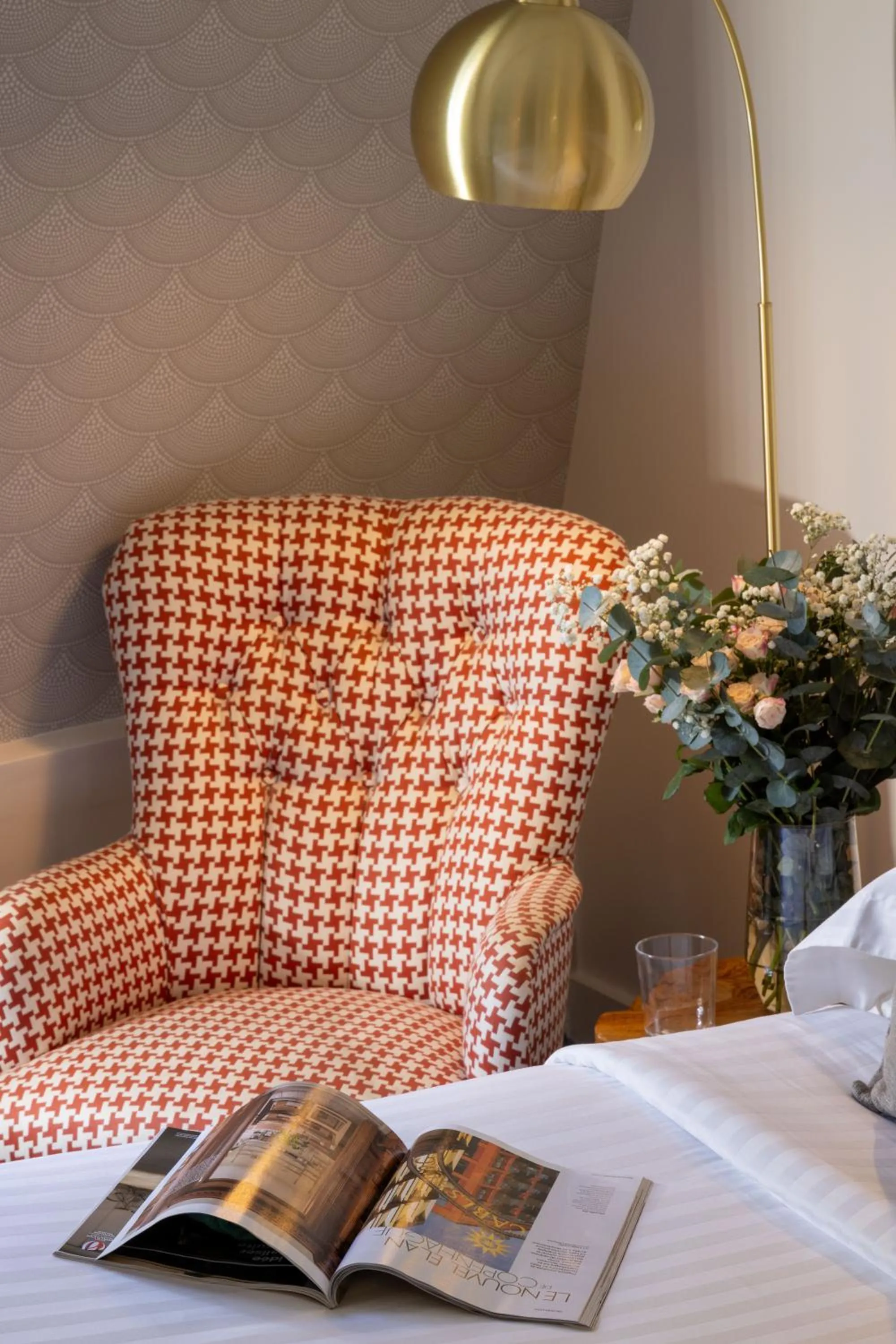 Decorative detail, Bed in Villa des Ambassadeurs