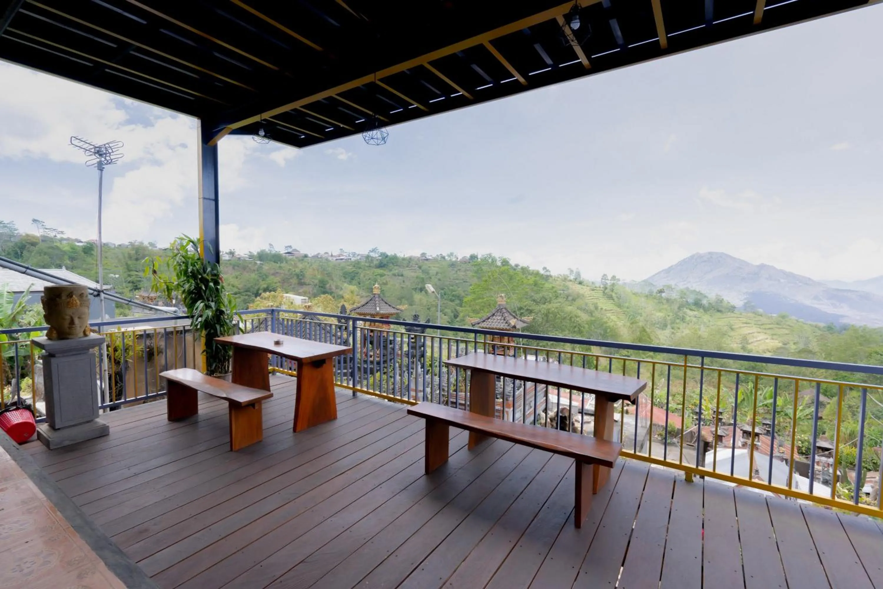 Seating area in Mountain View House Kintamani