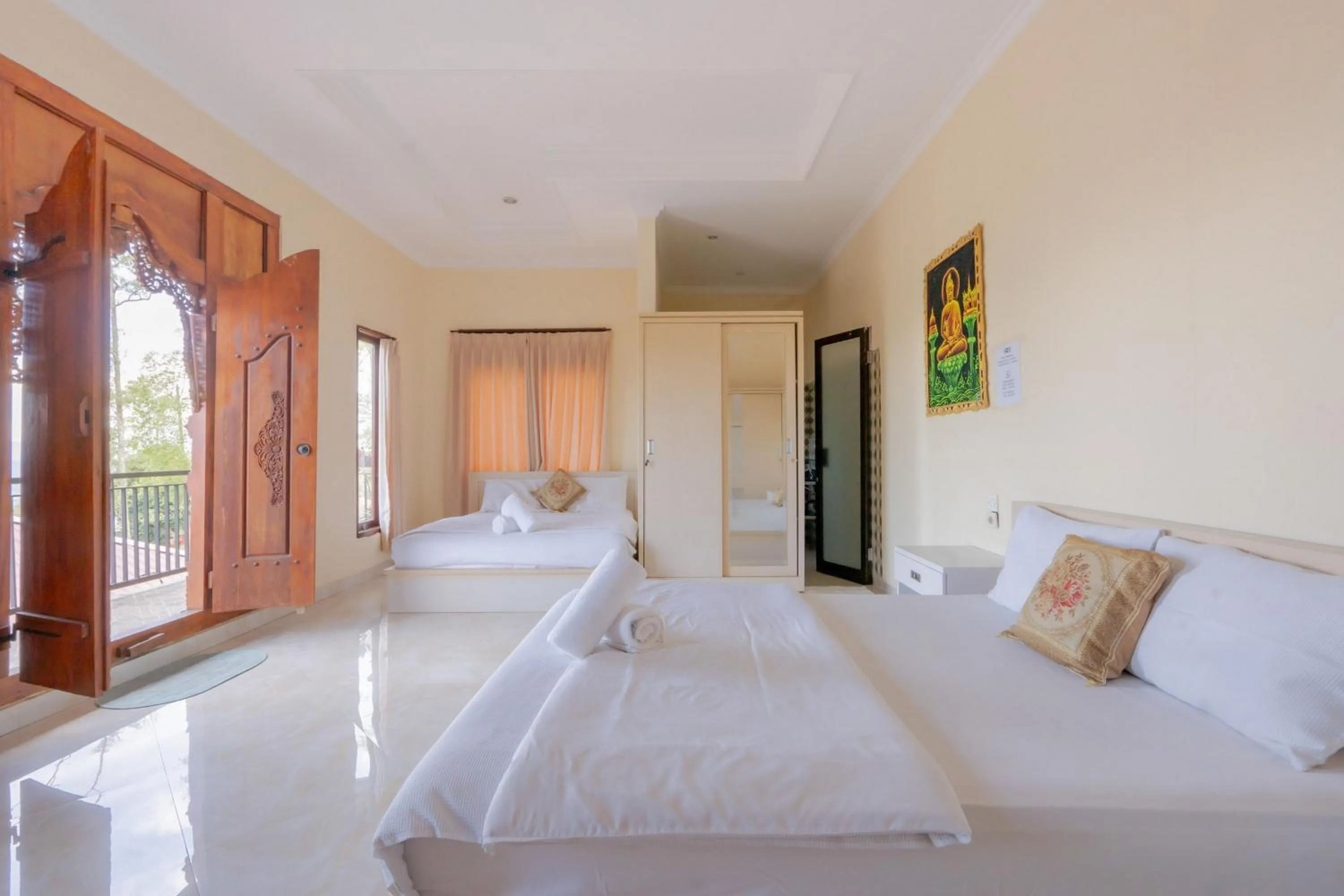 Bedroom, Bed in Mountain View House Kintamani