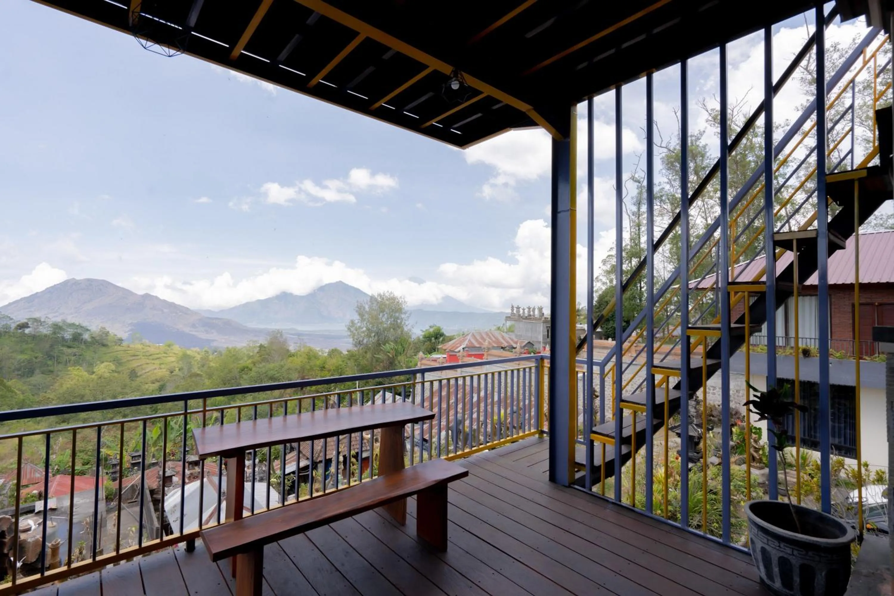 Seating area in Mountain View House Kintamani