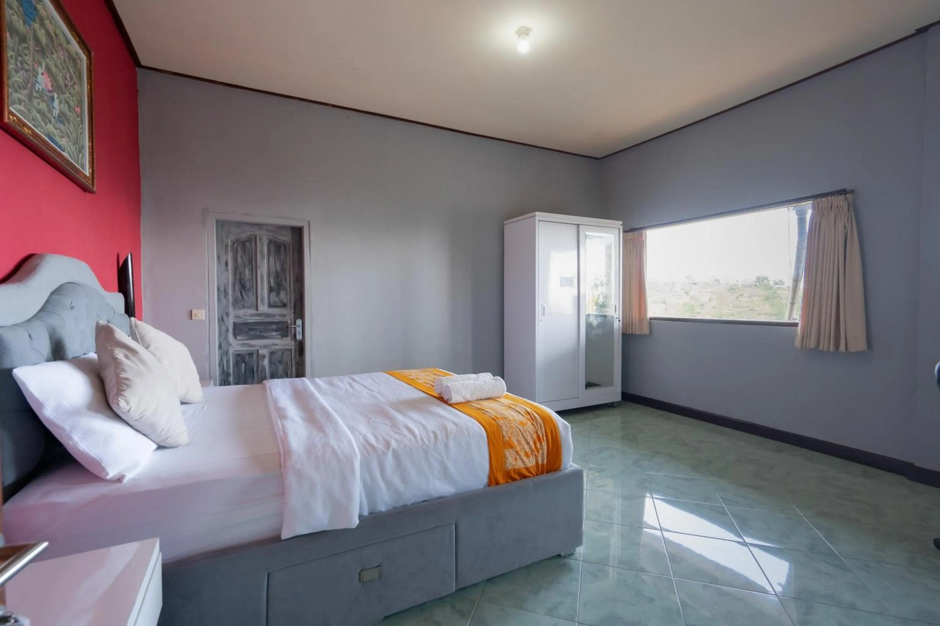 Bedroom, Bed in Mountain View House Kintamani